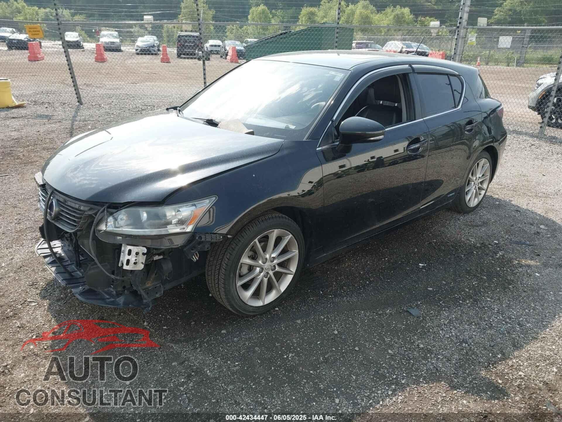 LEXUS CT 200H 2012 - JTHKD5BH4C2078687