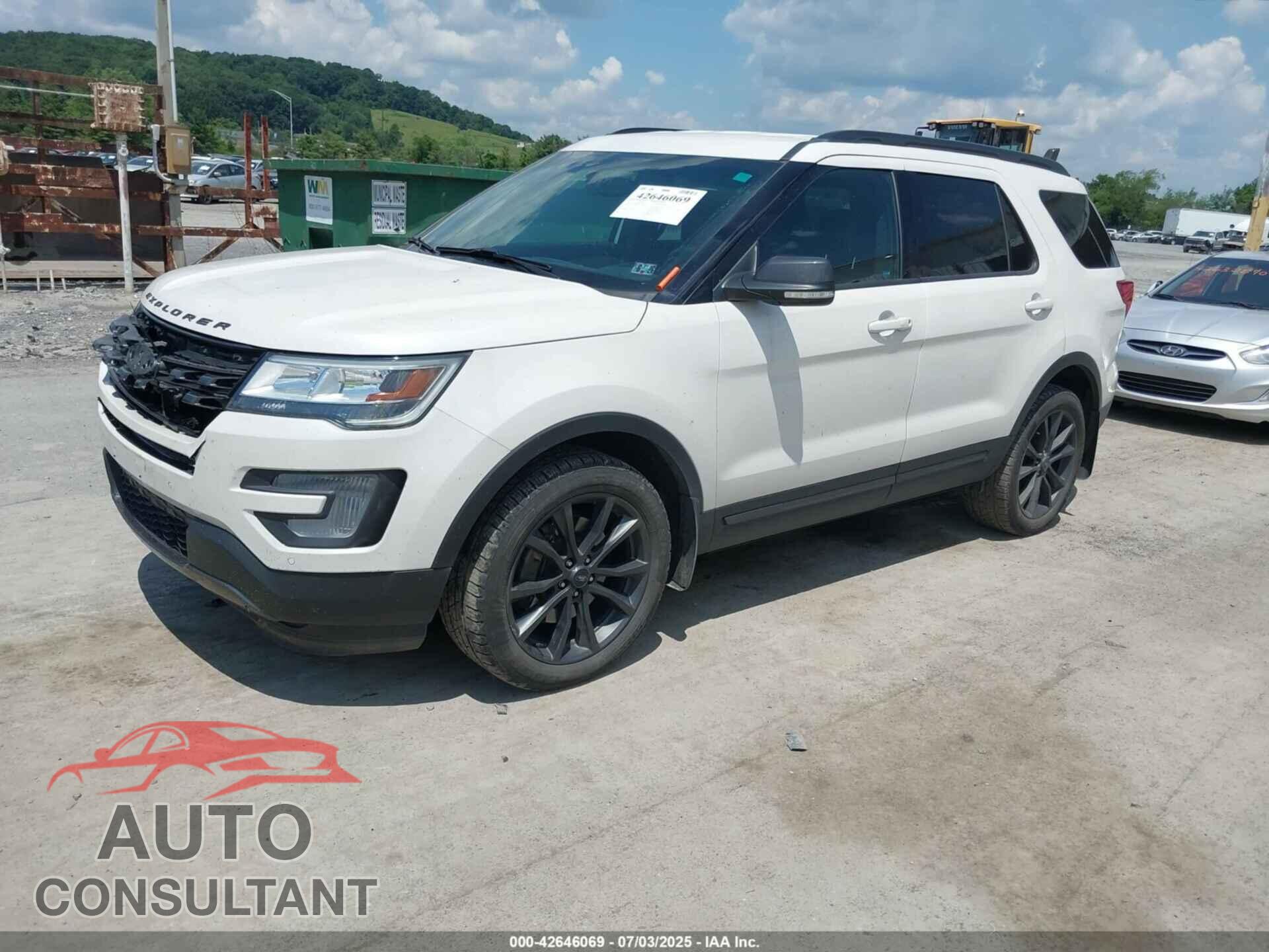 FORD EXPLORER 2017 - 1FM5K8D87HGA53467
