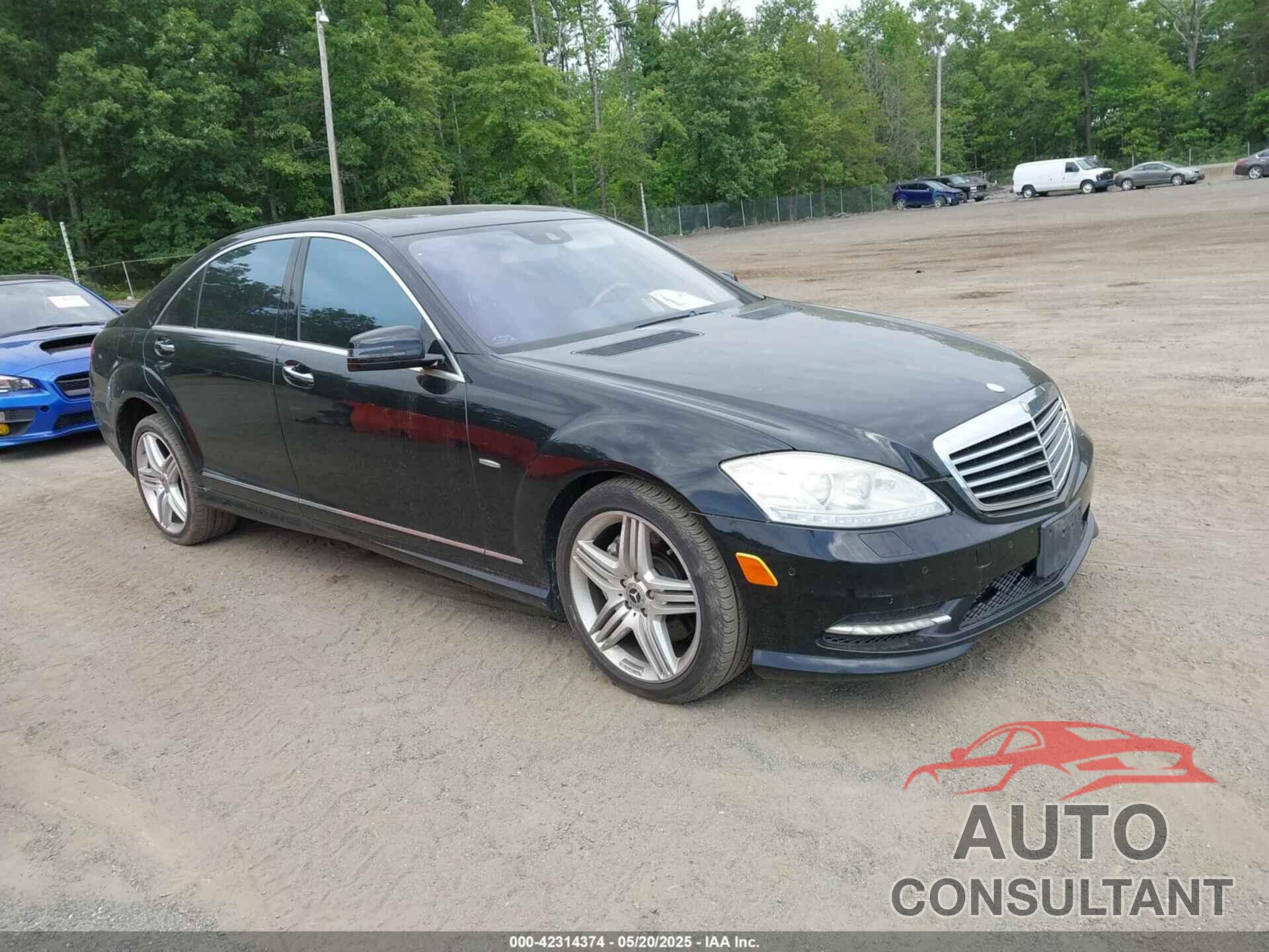 MERCEDES-BENZ S 550 2012 - WDDNG9EB2CA454190