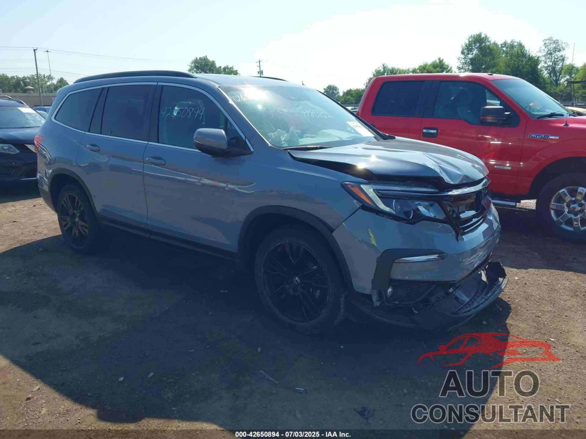 HONDA PILOT 2022 - 5FNYF6H28NB049398