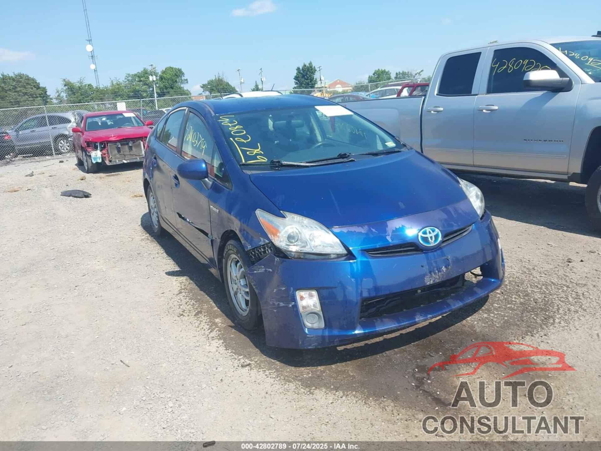 TOYOTA PRIUS 2010 - JTDKN3DU4A0214676