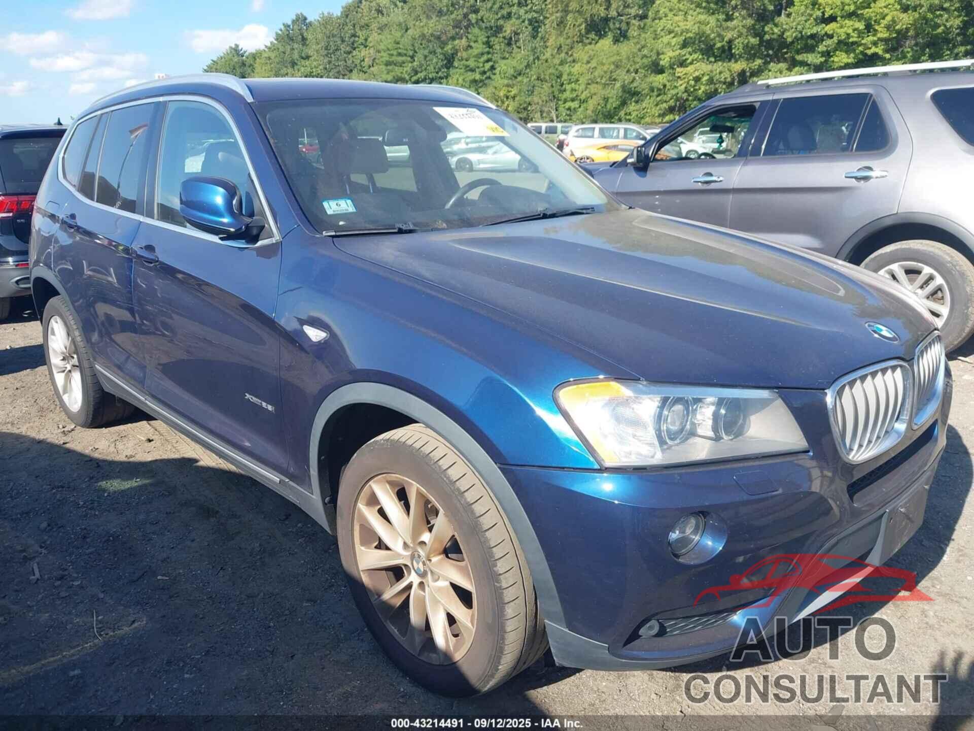 BMW X3 2014 - 5UXWX9C54E0D42433