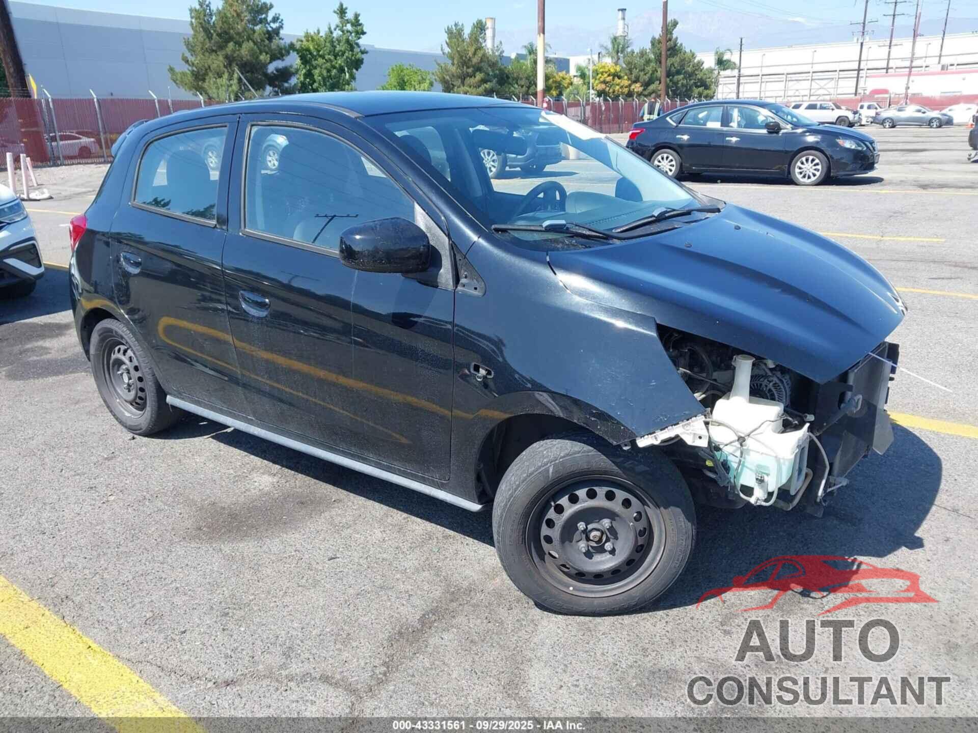 MITSUBISHI MIRAGE 2017 - ML32A3HJ1HH018639