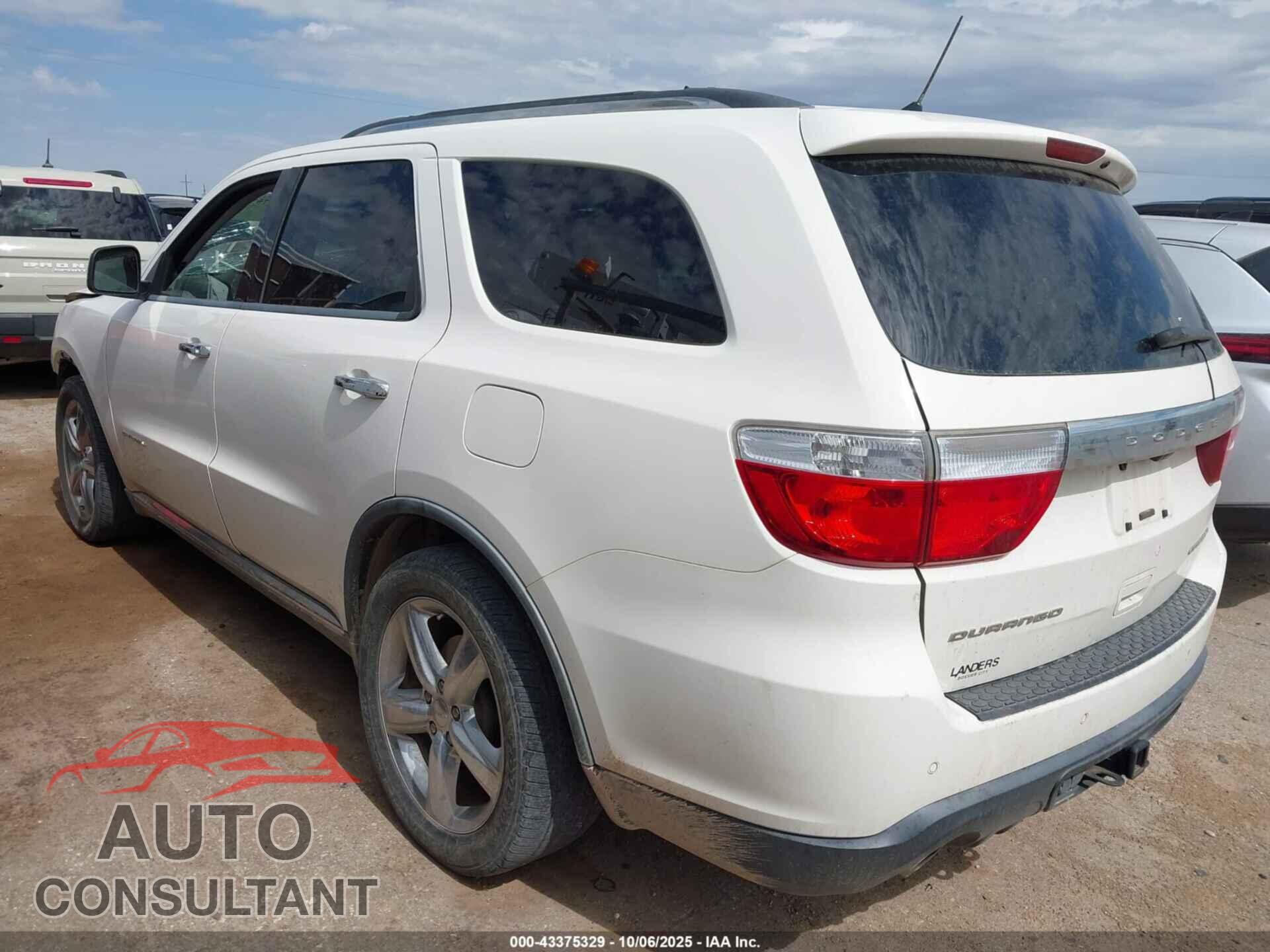 DODGE DURANGO 2011 - 1D4SD5GT4BC711778