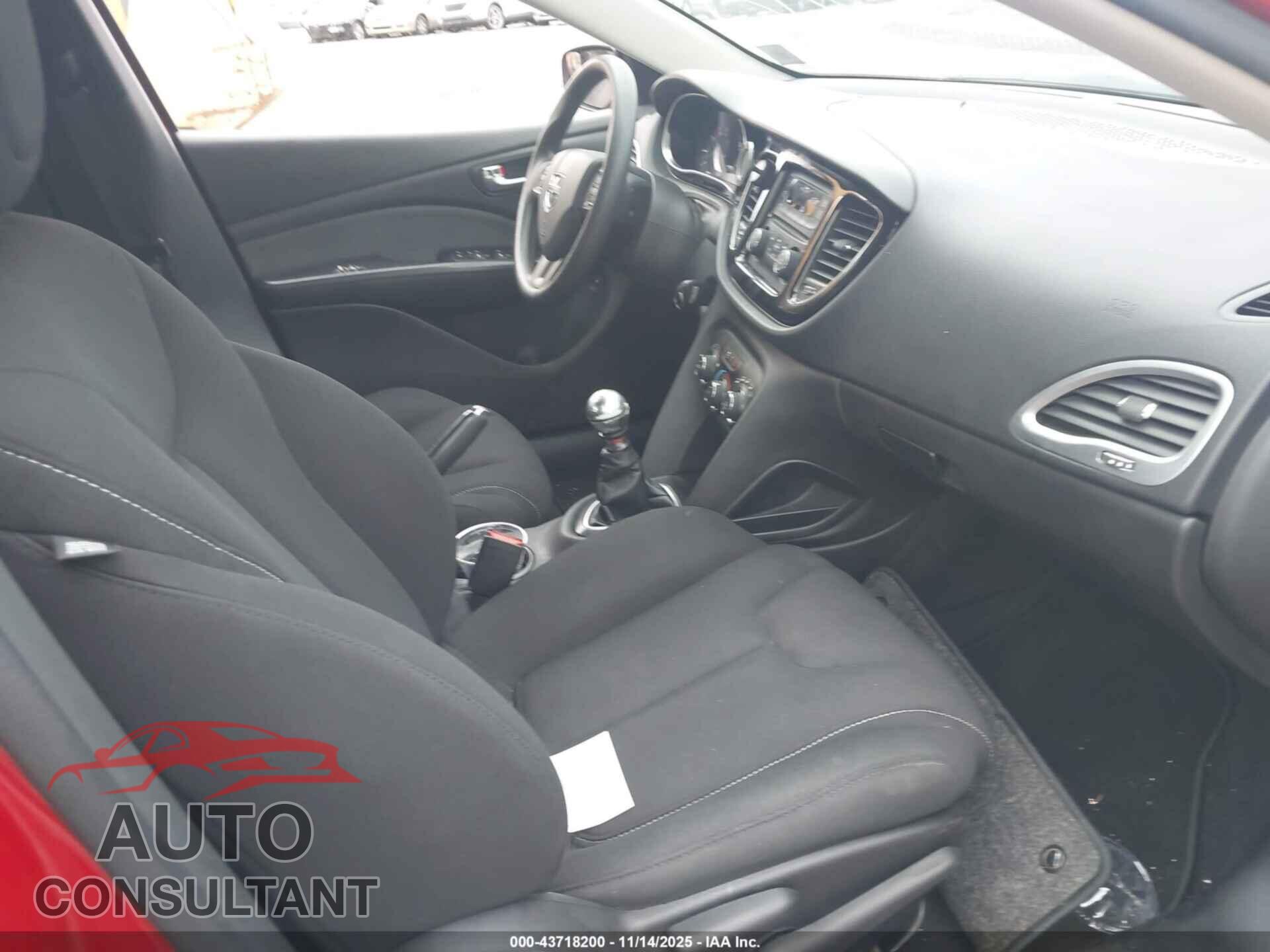 DODGE DART 2013 - 1C3CDFBA5DD329838