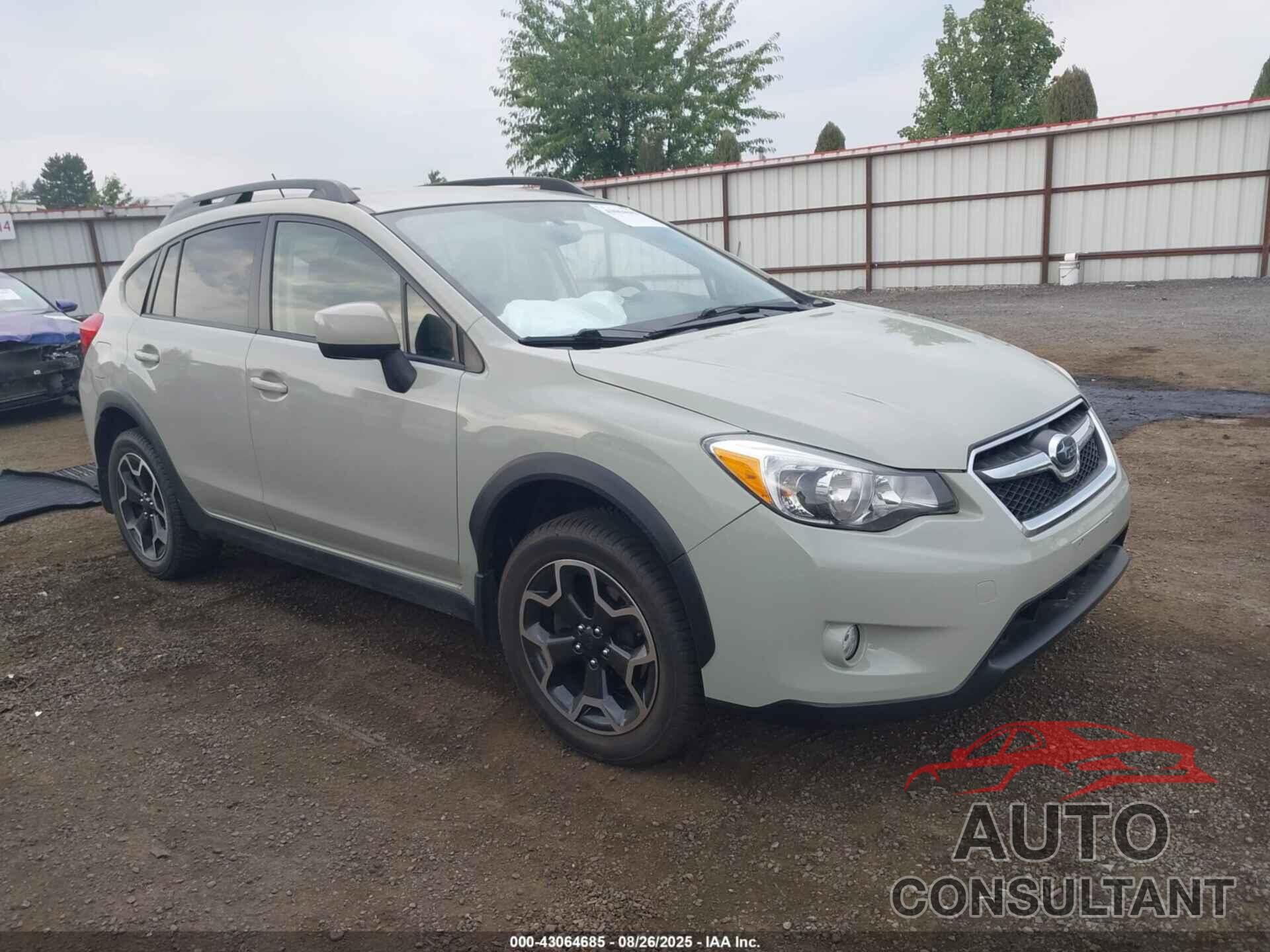 SUBARU XV CROSSTREK 2013 - JF2GPACC3D2831235