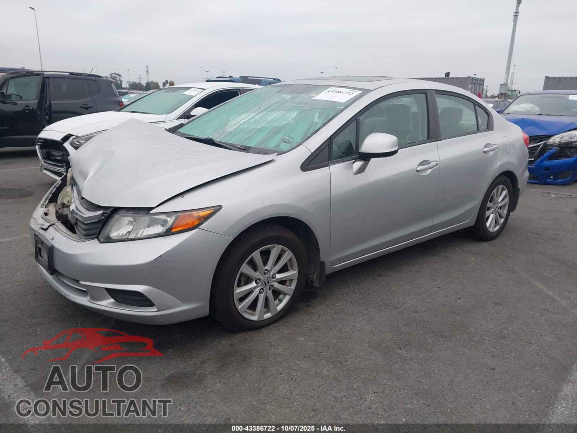 HONDA CIVIC 2012 - 2HGFB2F89CH310887