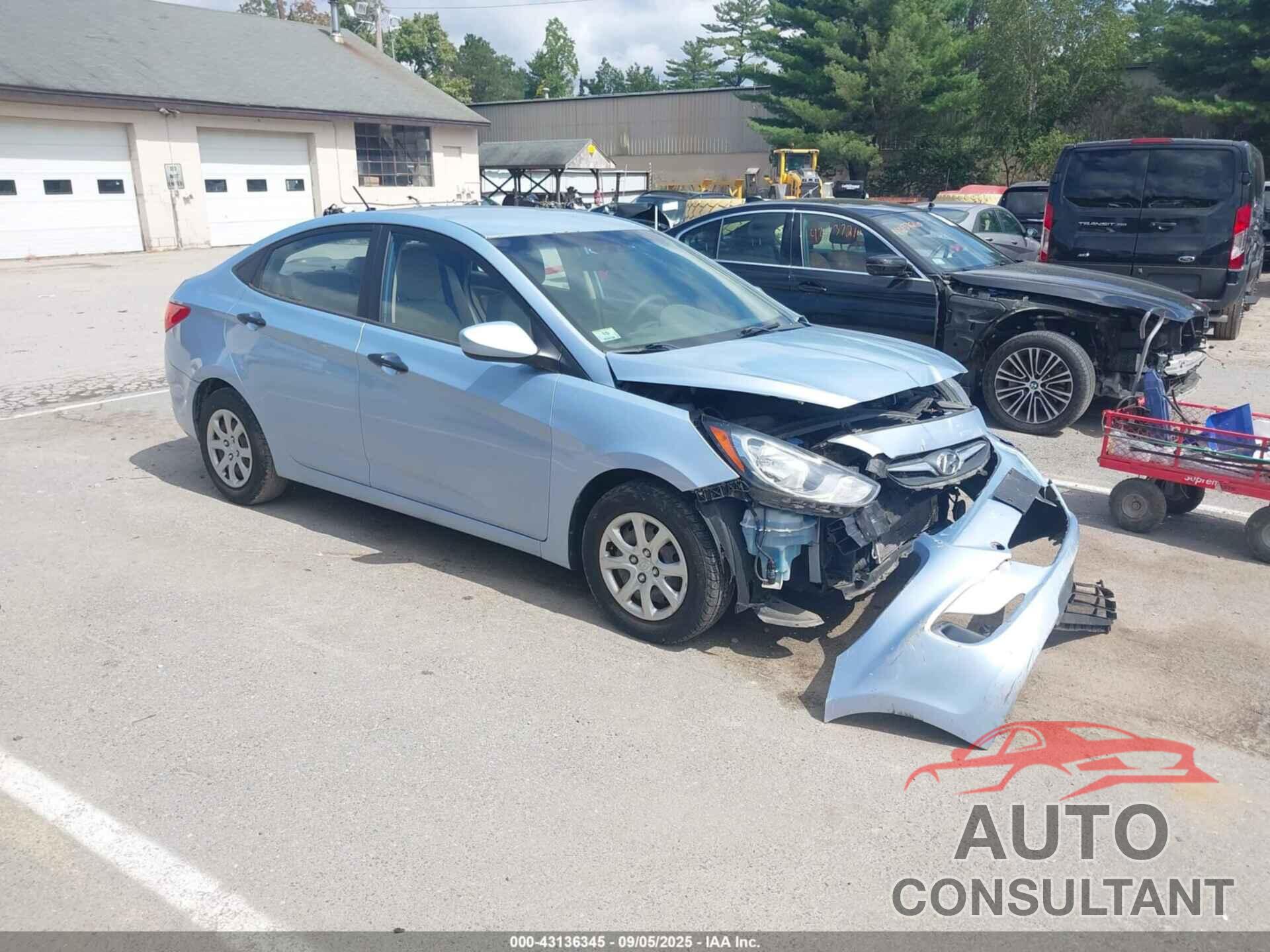 HYUNDAI ACCENT 2012 - KMHCT4AE3CU061504