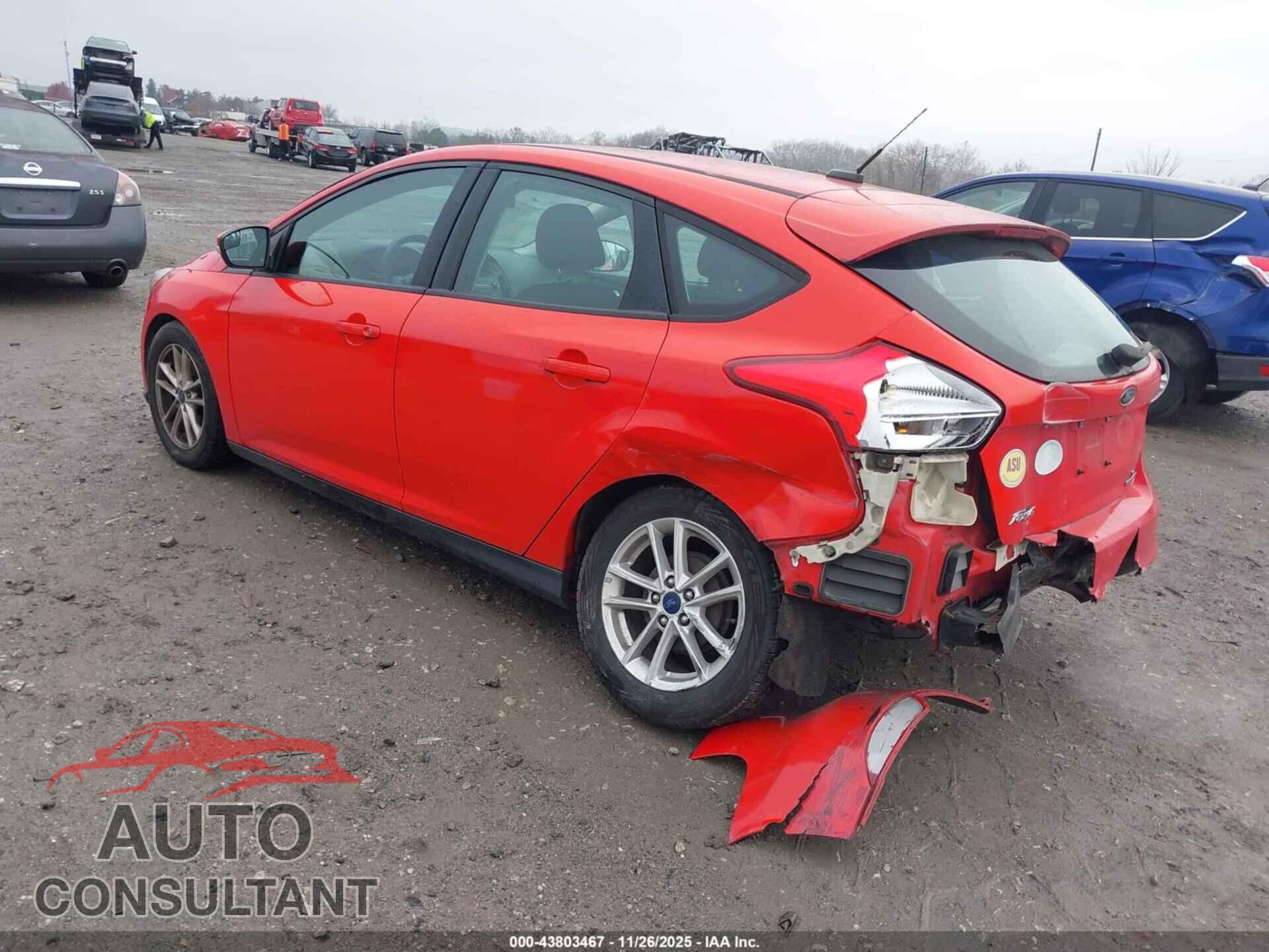 FORD FOCUS 2016 - 1FADP3K23GL290956