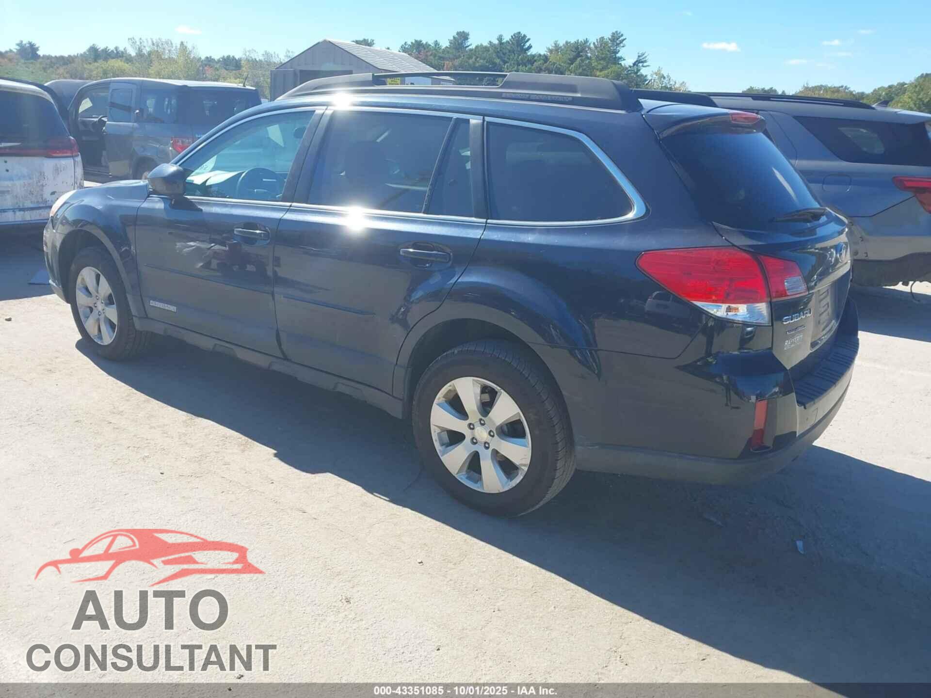 SUBARU OUTBACK 2012 - 4S4BRBCC8C3297856