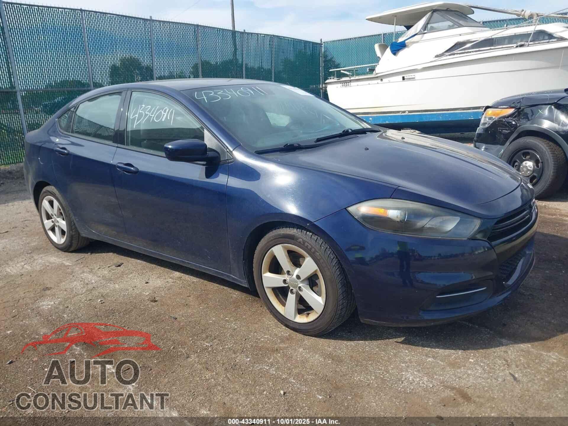 DODGE DART 2015 - 1C3CDFBB2FD101730