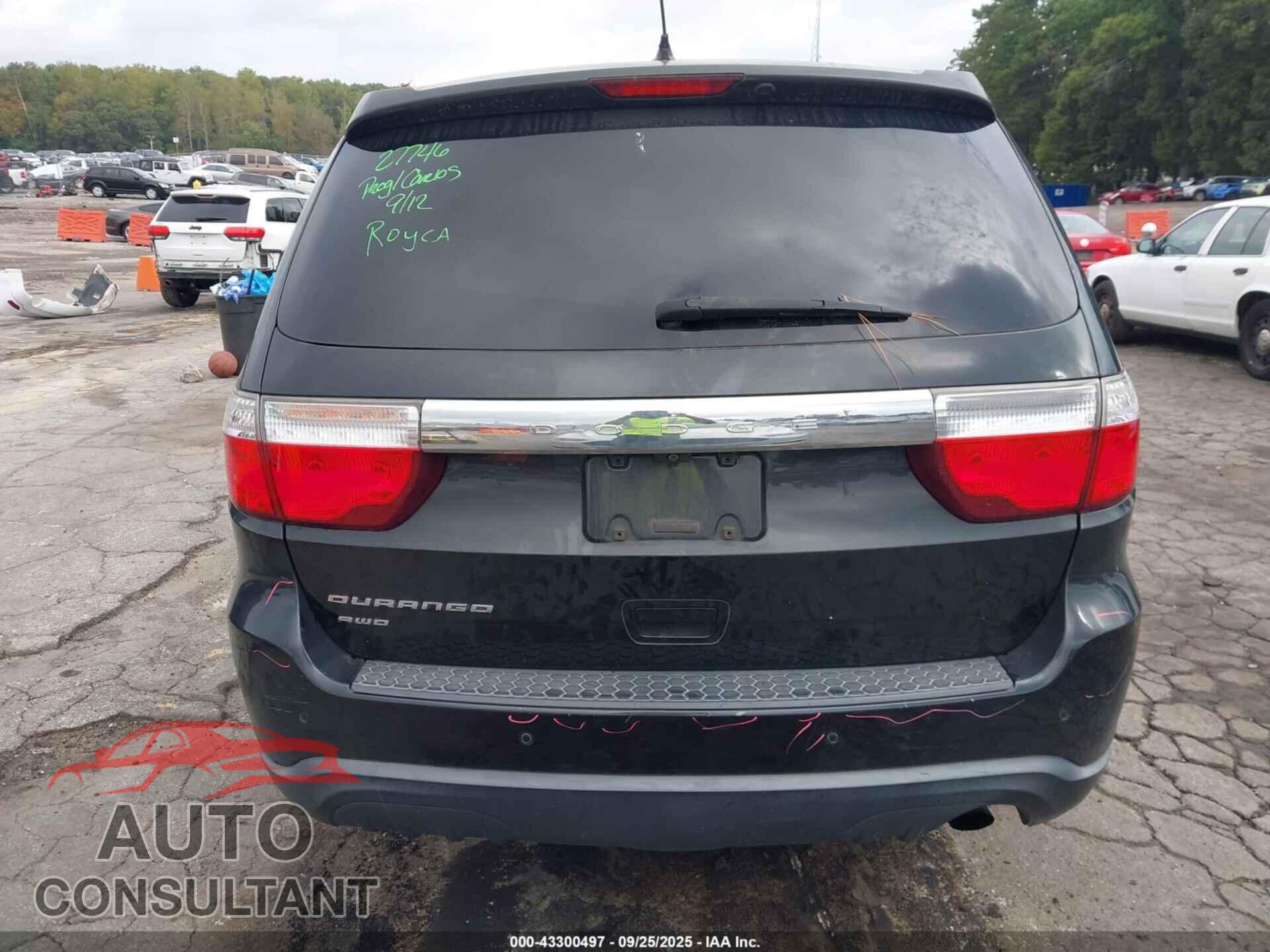 DODGE DURANGO 2013 - 1C4RDJAG4DC658776