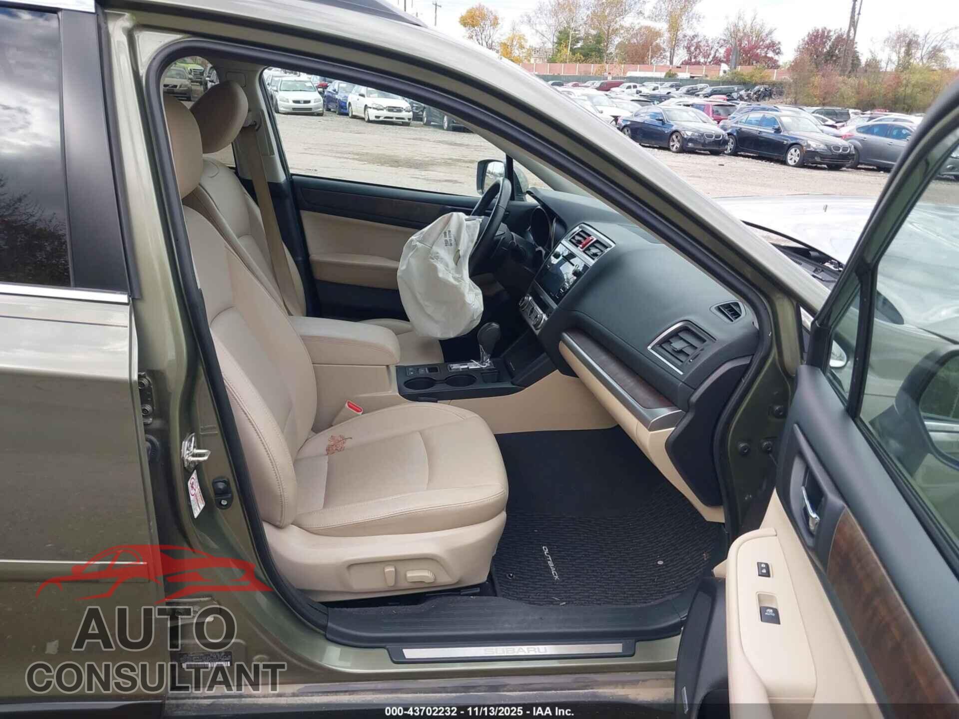 SUBARU OUTBACK 2017 - 4S4BSANC1H3336029