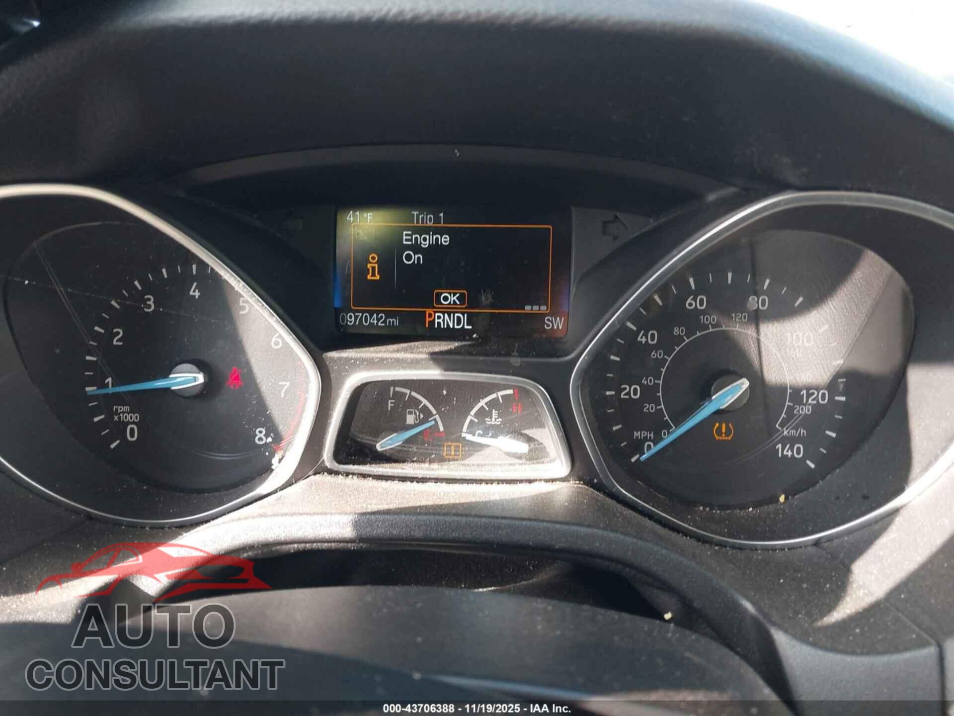 FORD FOCUS 2016 - 1FADP3F21GL359735