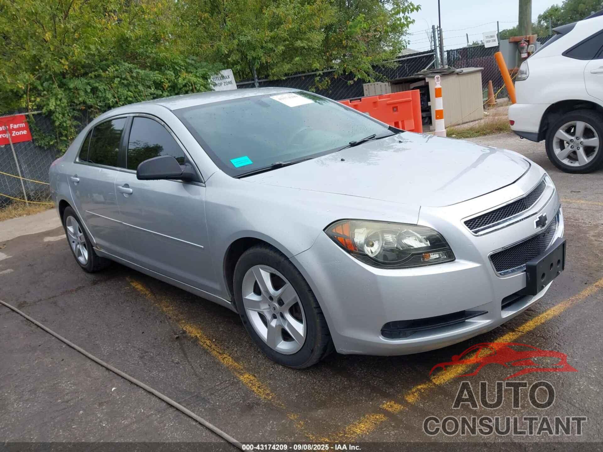 CHEVROLET MALIBU 2012 - 1G1ZA5EU9CF389258