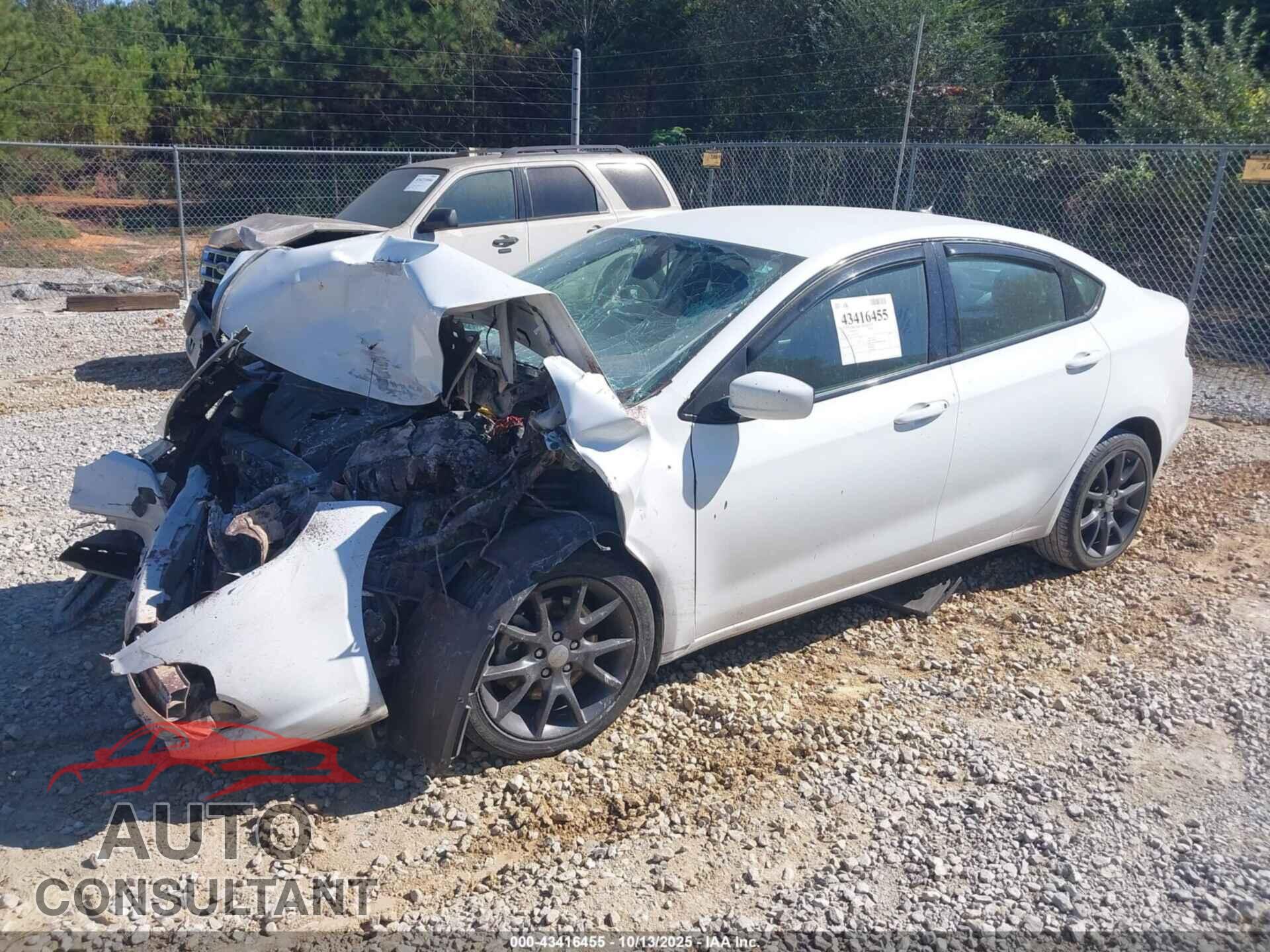 DODGE DART 2015 - 1C3CDFAA0FD433710