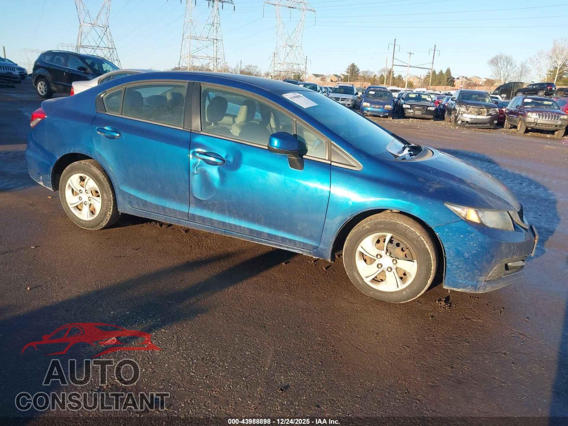 HONDA CIVIC 2013 - 19XFB2F57DE214869