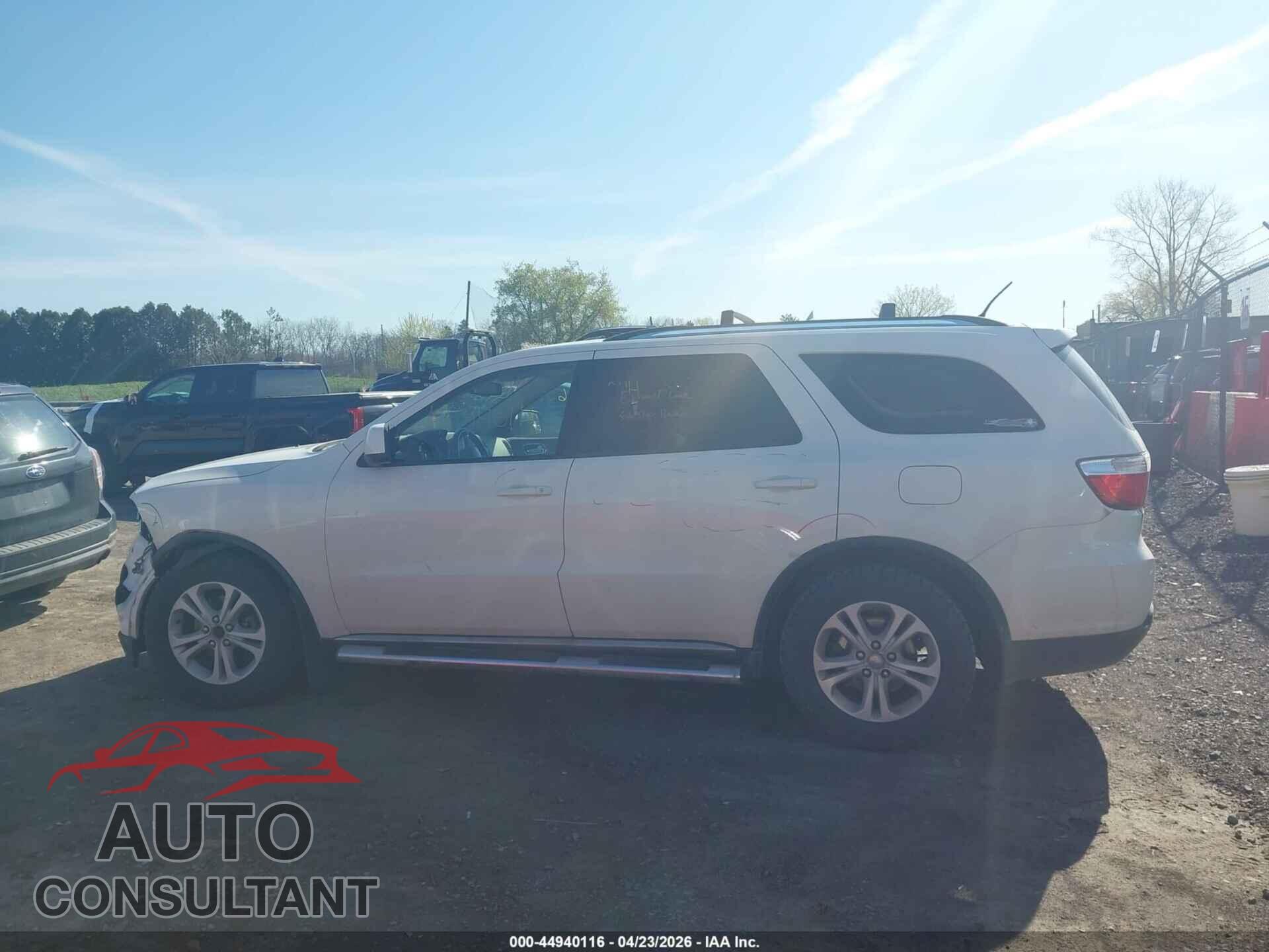 DODGE DURANGO 2012 - 1C4RDJAG5CC122269