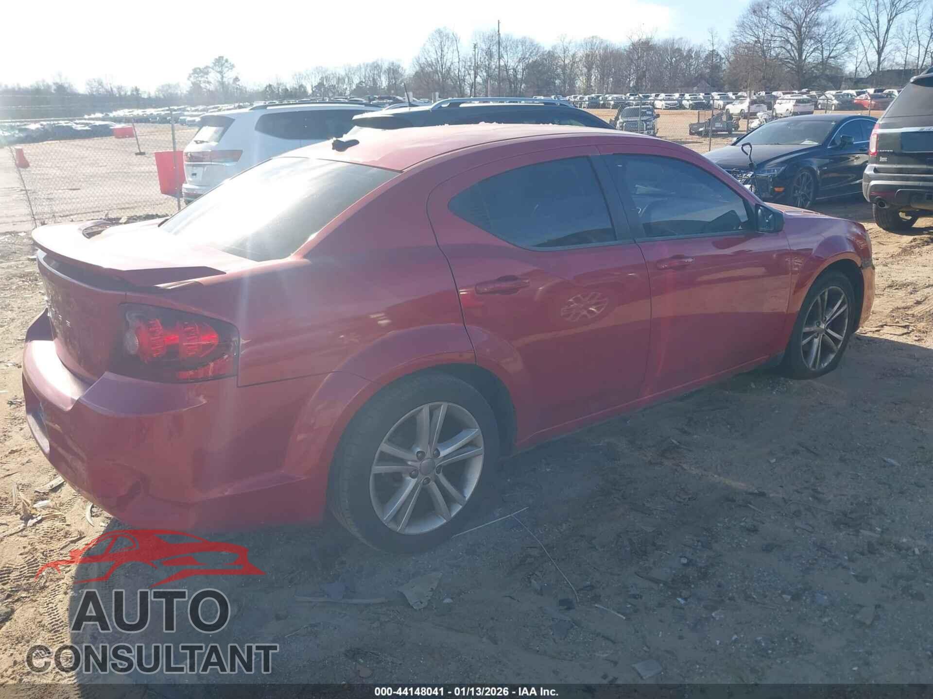 DODGE AVENGER 2013 - 1C3CDZAG4DN747647