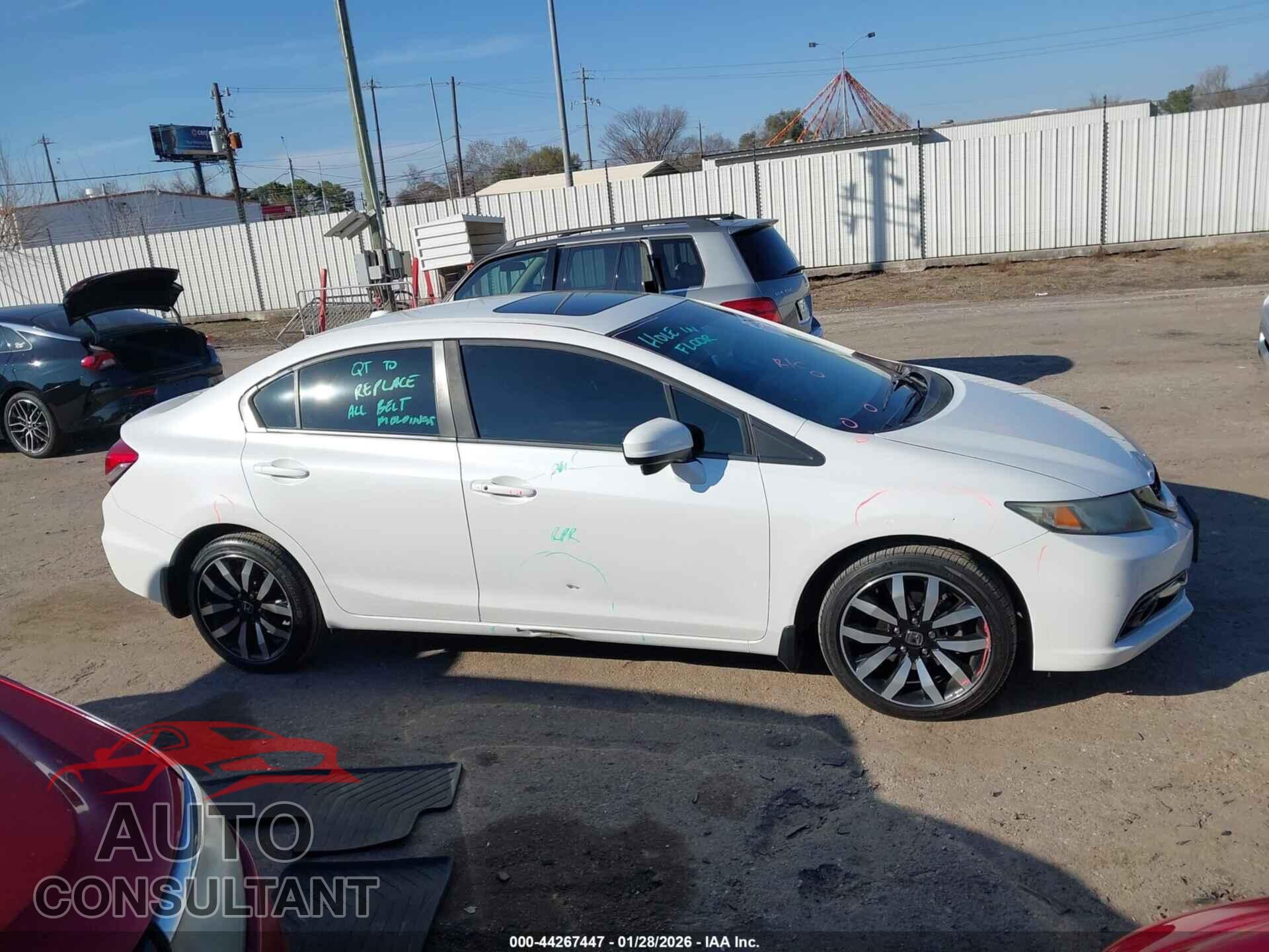 HONDA CIVIC 2014 - 19XFB2F90EE073308
