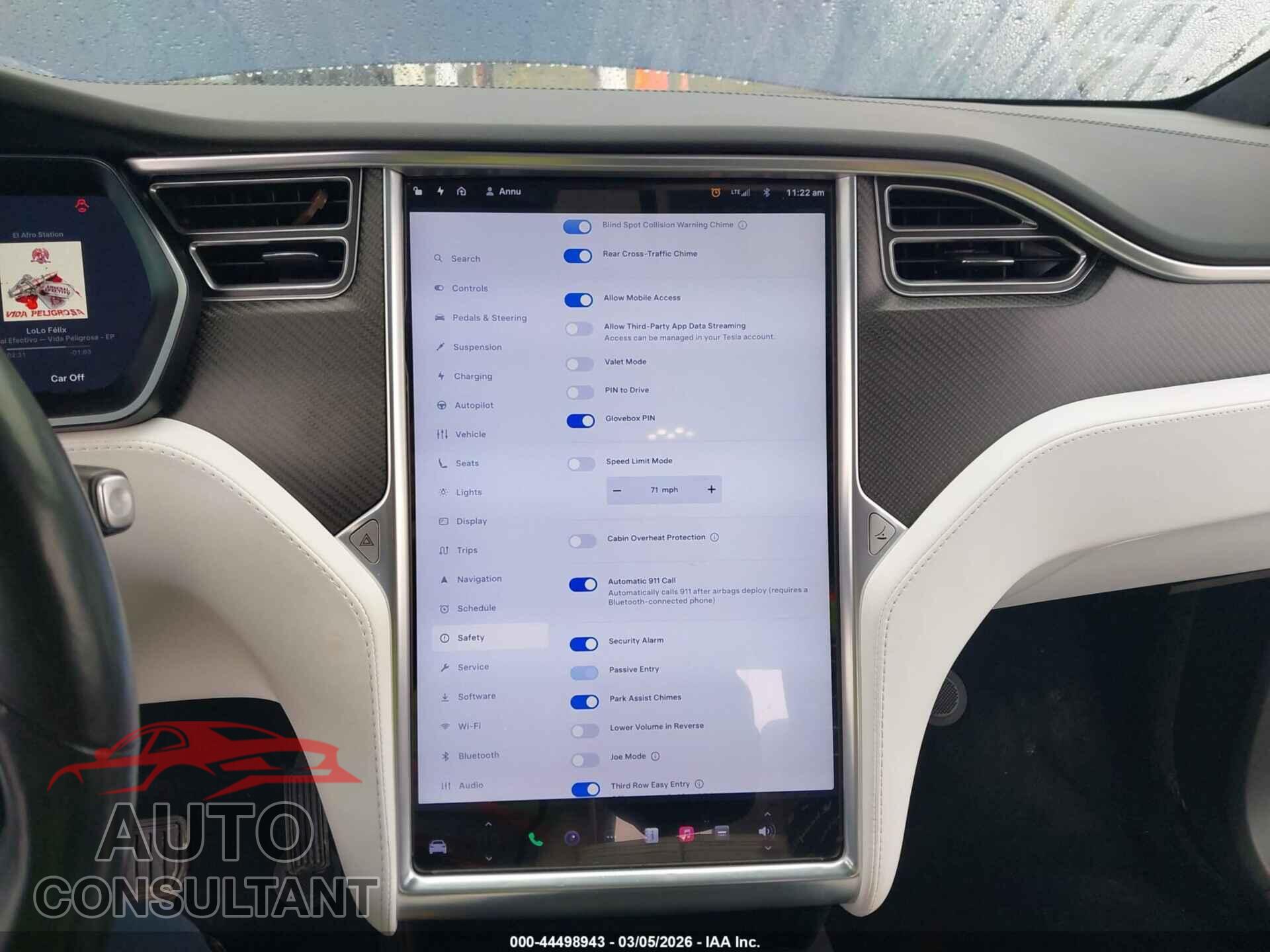 TESLA MODEL X 2017 - 5YJXCBE26HF077478