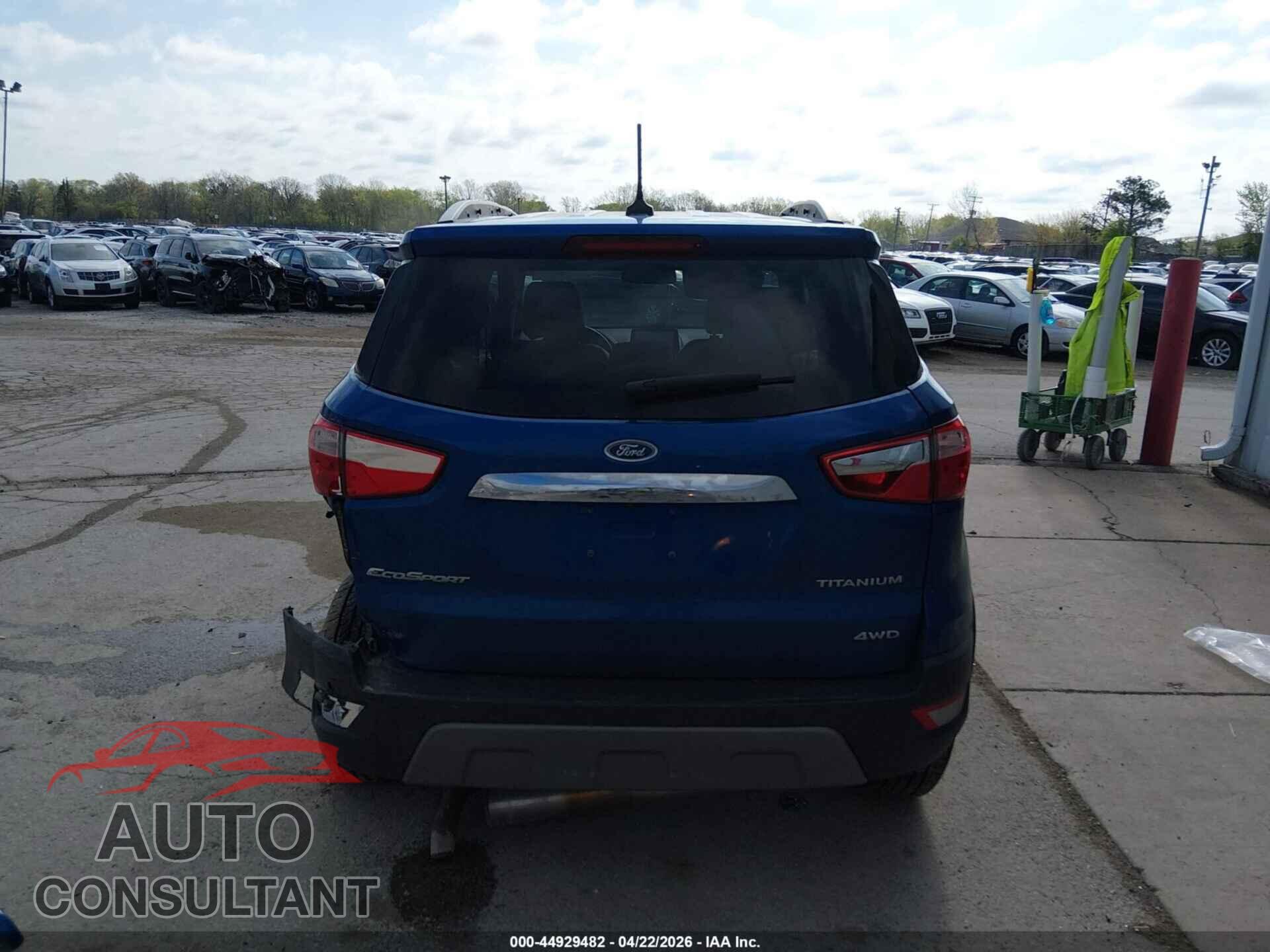 FORD ECOSPORT 2021 - MAJ6S3KL5MC403401