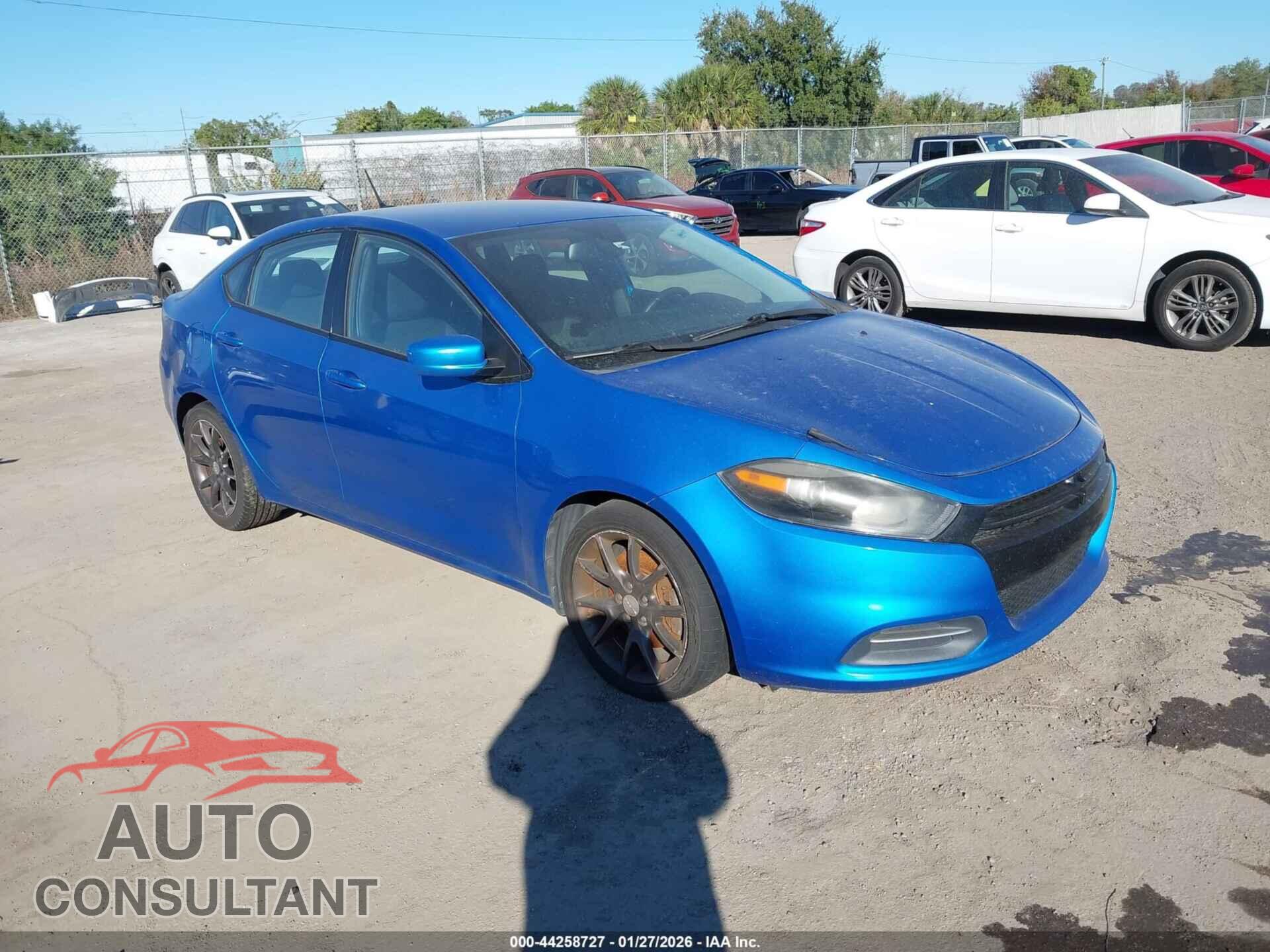 DODGE DART 2016 - 1C3CDFAA6GD607829