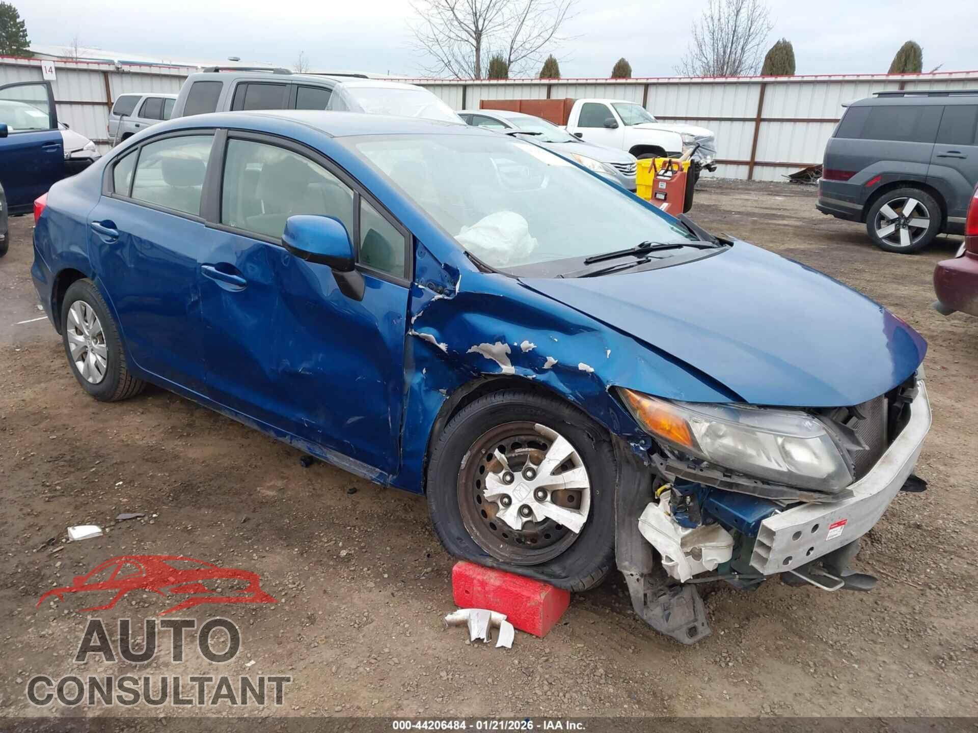 HONDA CIVIC 2012 - 2HGFB2F53CH564388