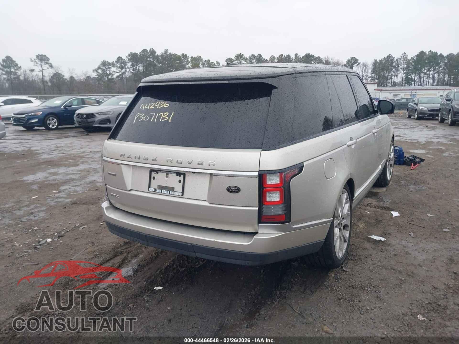 LAND ROVER RANGE ROVER 2013 - SALGS2EF7DA108299