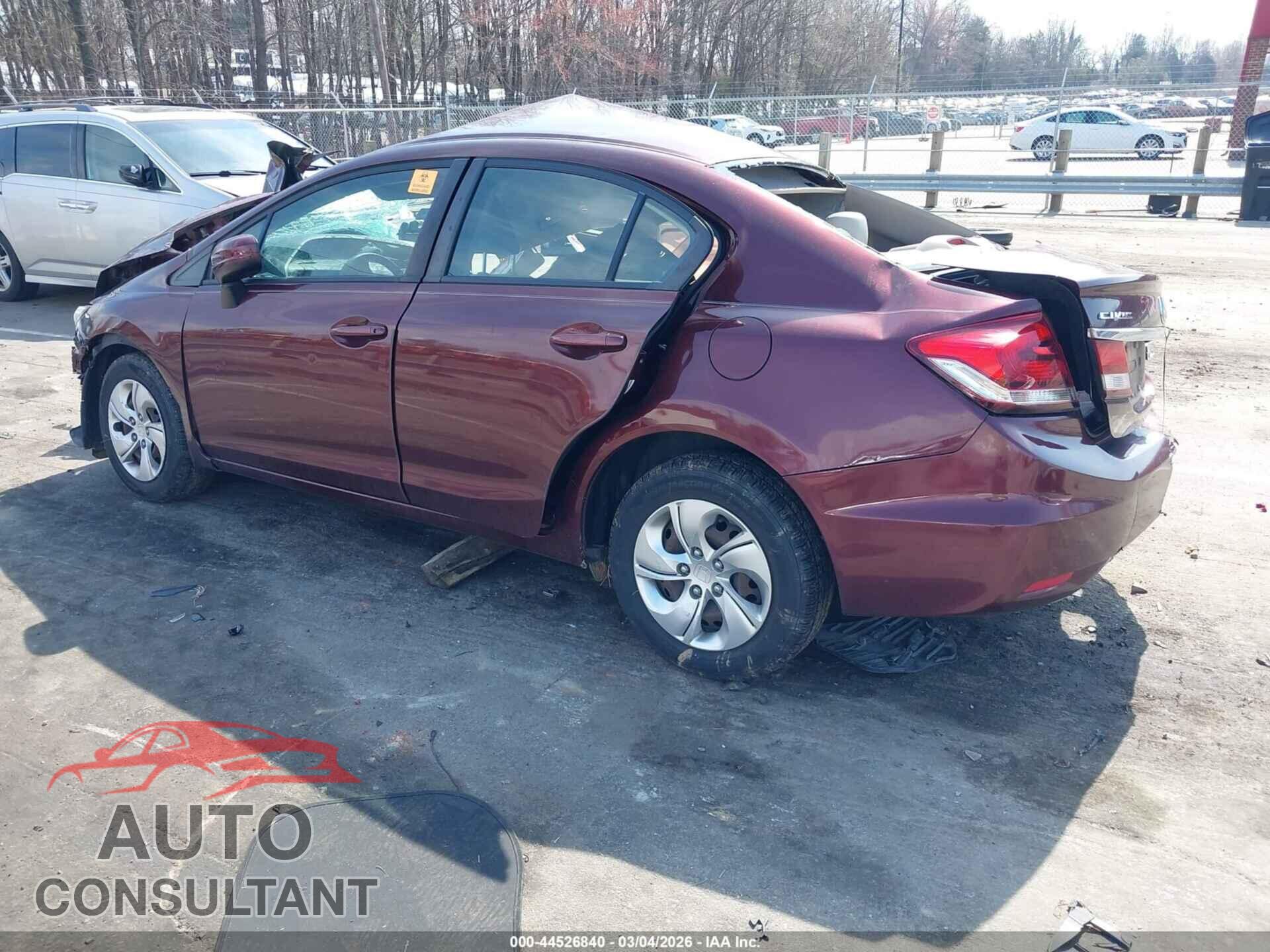 HONDA CIVIC 2015 - 19XFB2F58FE095975