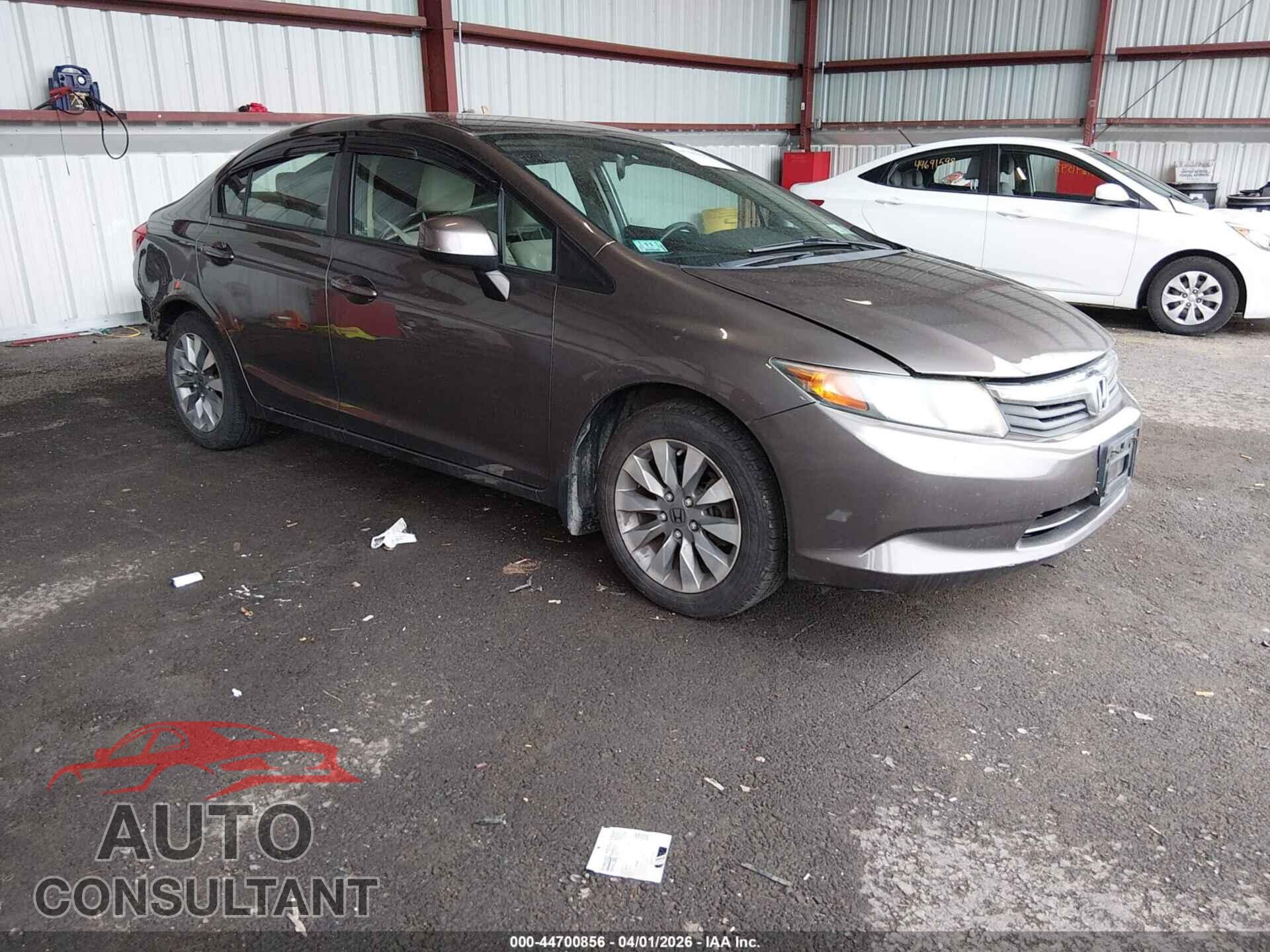 HONDA CIVIC 2012 - 19XFB2F55CE380449