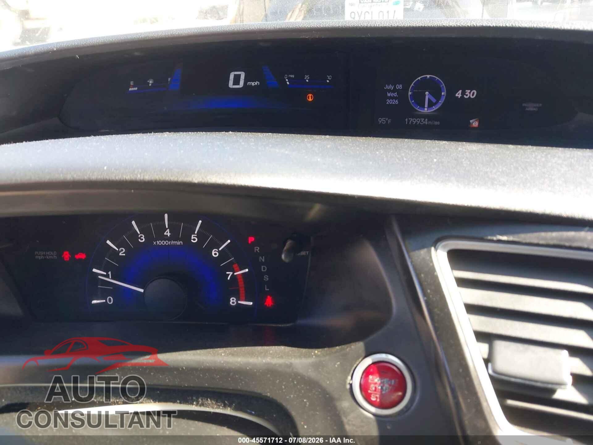 HONDA CIVIC 2015 - 19XFB2F89FE257431