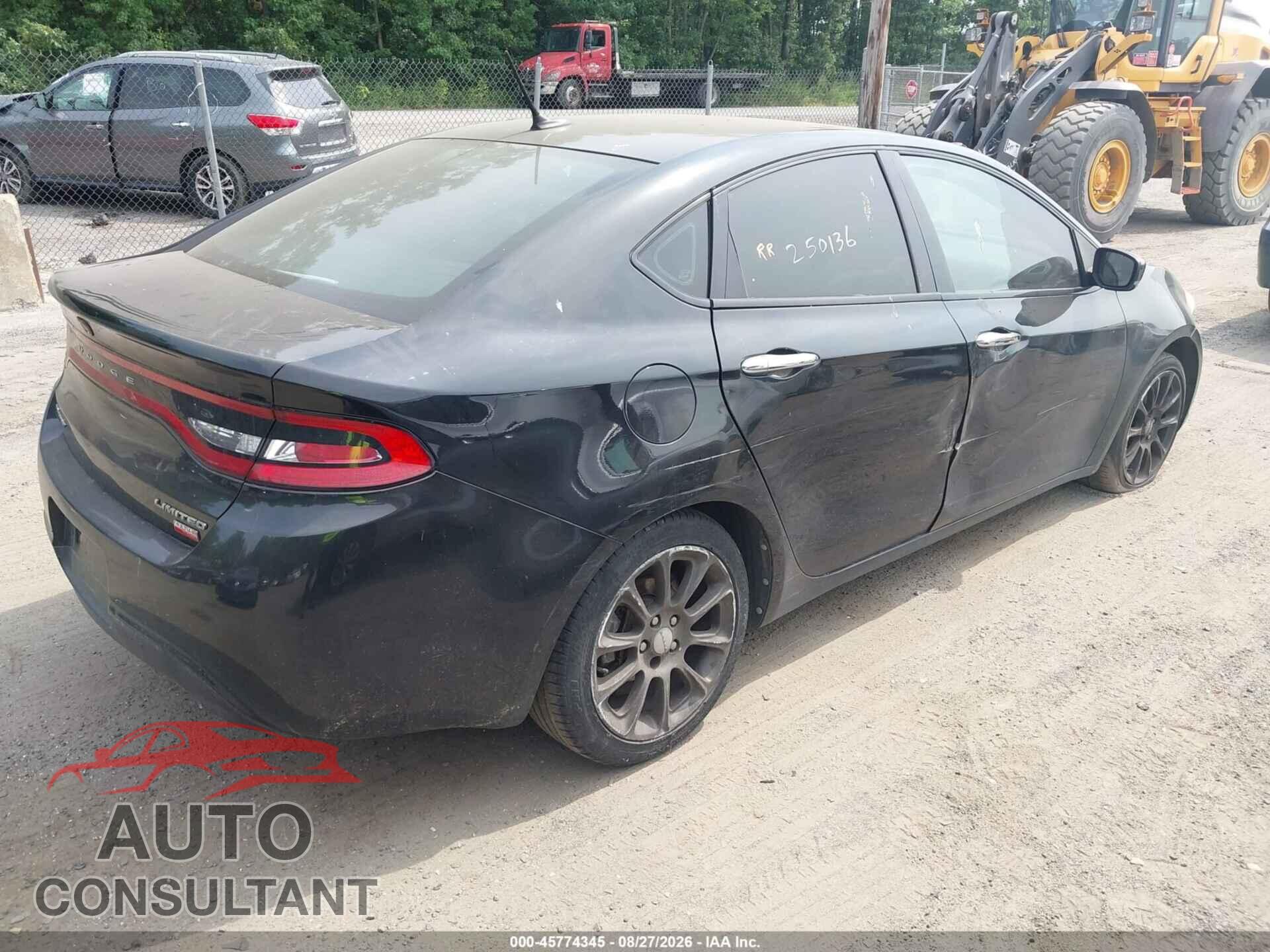 DODGE DART 2013 - 1C3CDFCH8DD135476