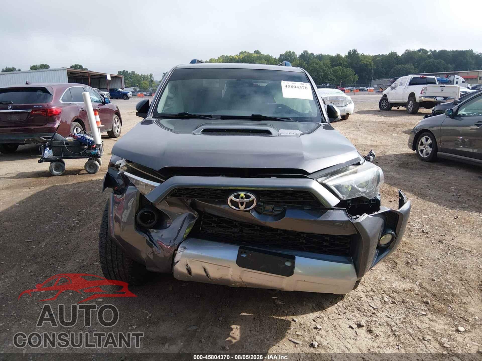 TOYOTA 4RUNNER 2019 - JTEBU5JR3K5690240