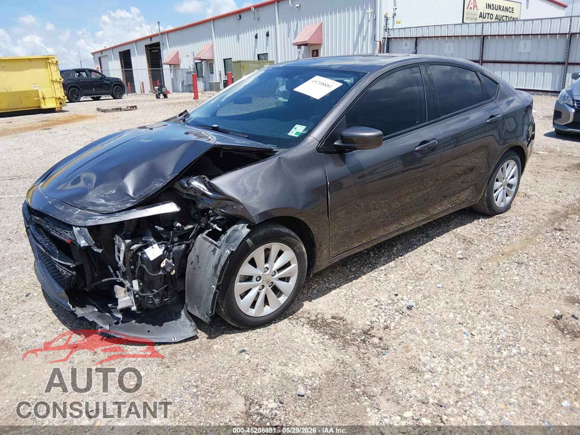 DODGE DART 2014 - 1C3CDFBB5ED867305