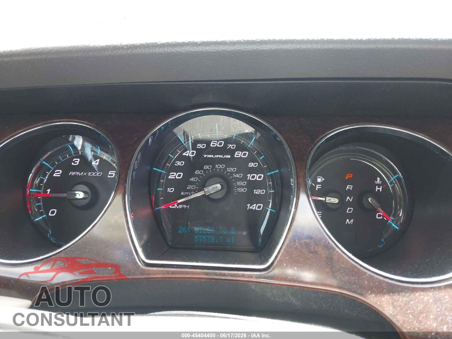 FORD TAURUS 2012 - 1FAHP2EW2CG131911