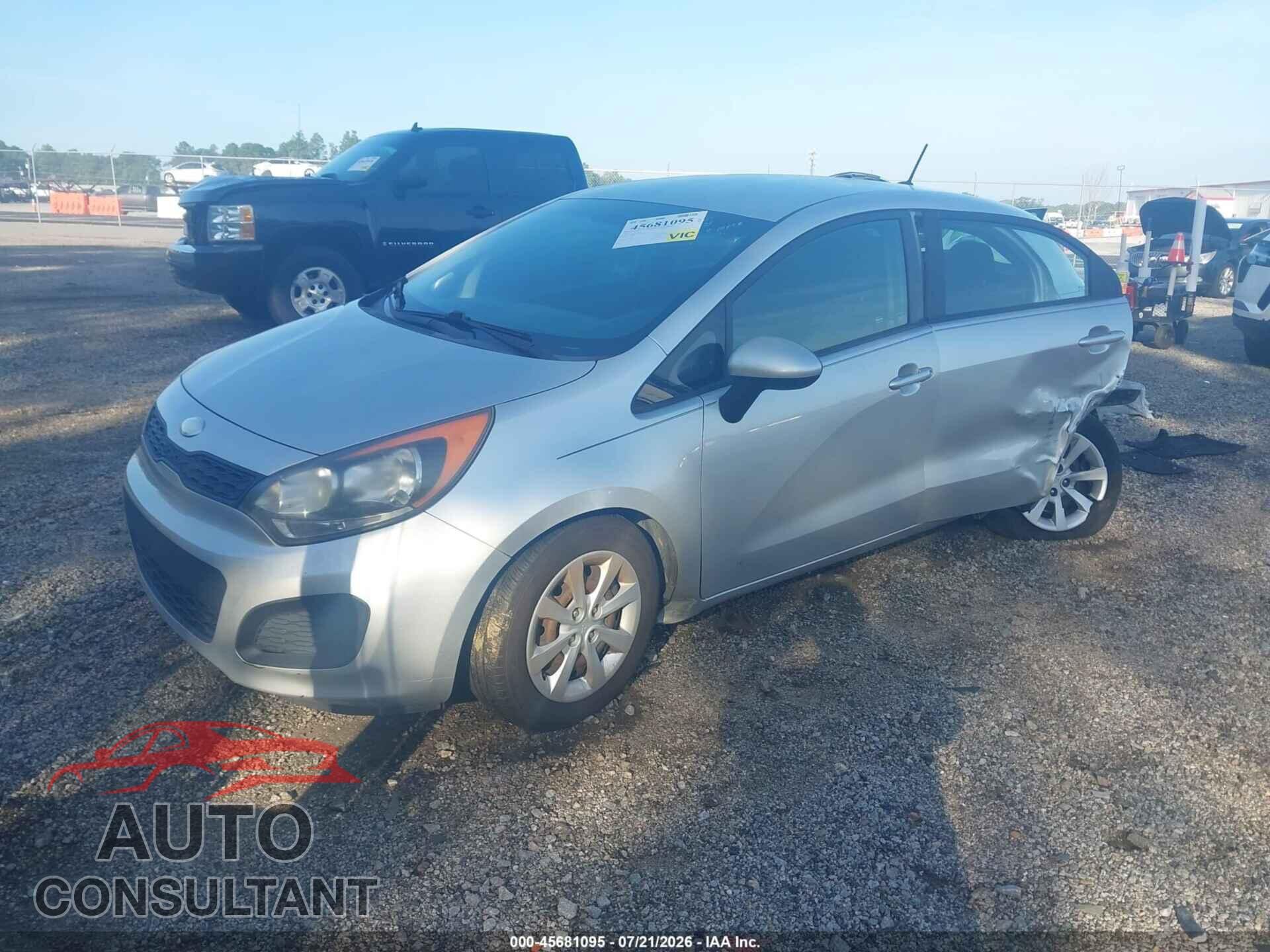 KIA RIO 2013 - KNADM5A39D6274597