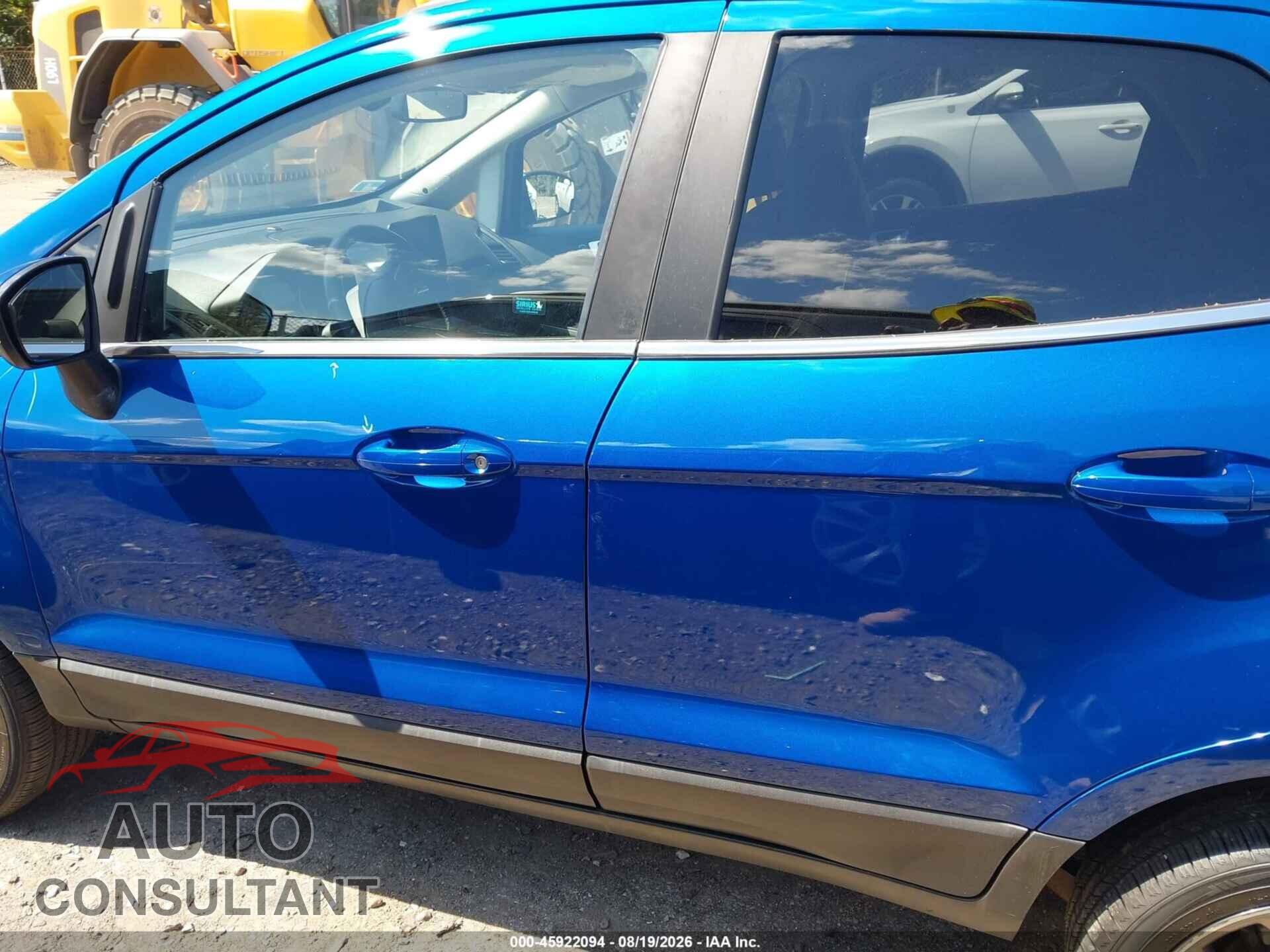FORD ECOSPORT 2019 - MAJ6S3KL9KC285608