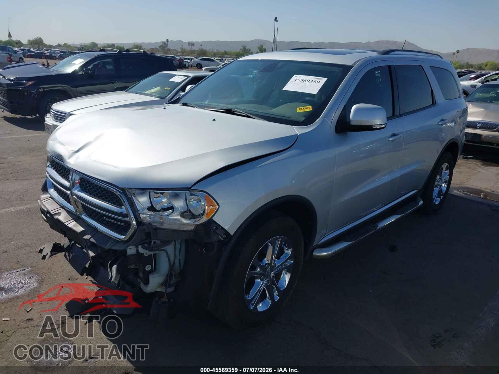 DODGE DURANGO 2011 - 1D4RD4GG4BC695044