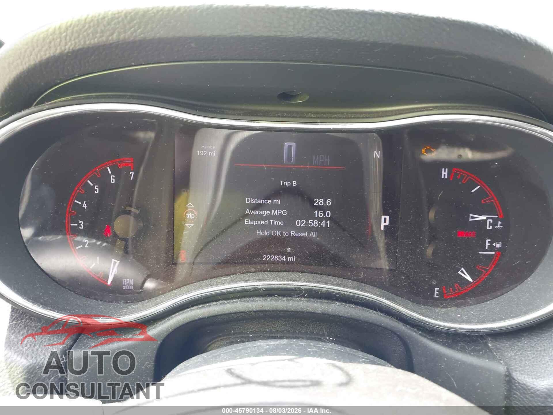 DODGE DURANGO 2014 - 1C4RDHAG4EC590506