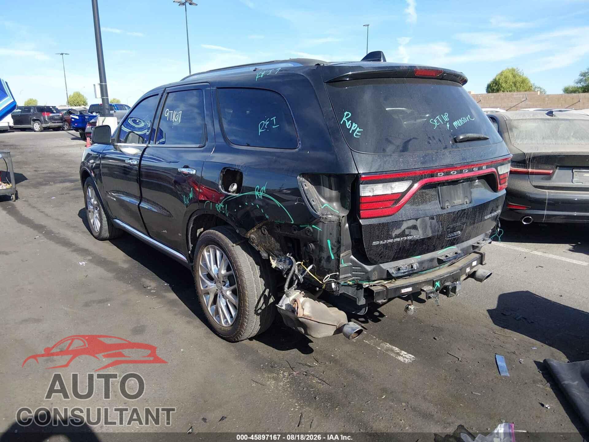 DODGE DURANGO 2015 - 1C4RDHEG3FC737443