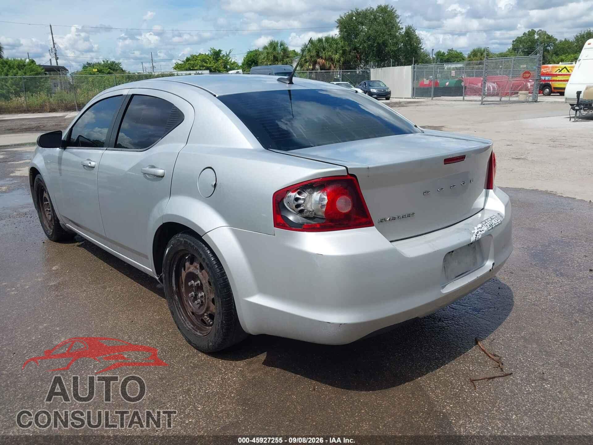 DODGE AVENGER 2011 - 1B3BD4FBXBN543652