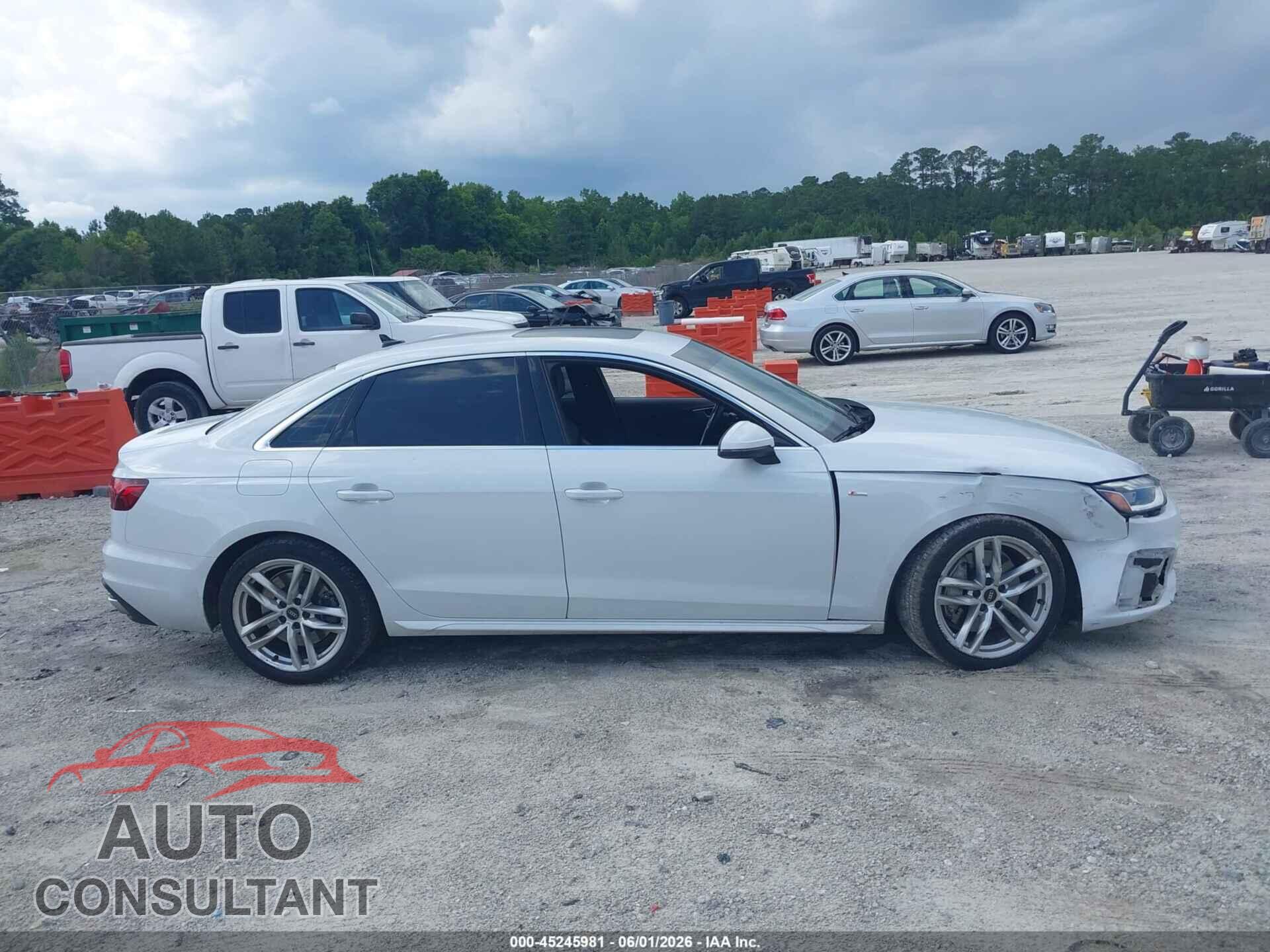 AUDI A4 2022 - WAUEAAF40NN008576