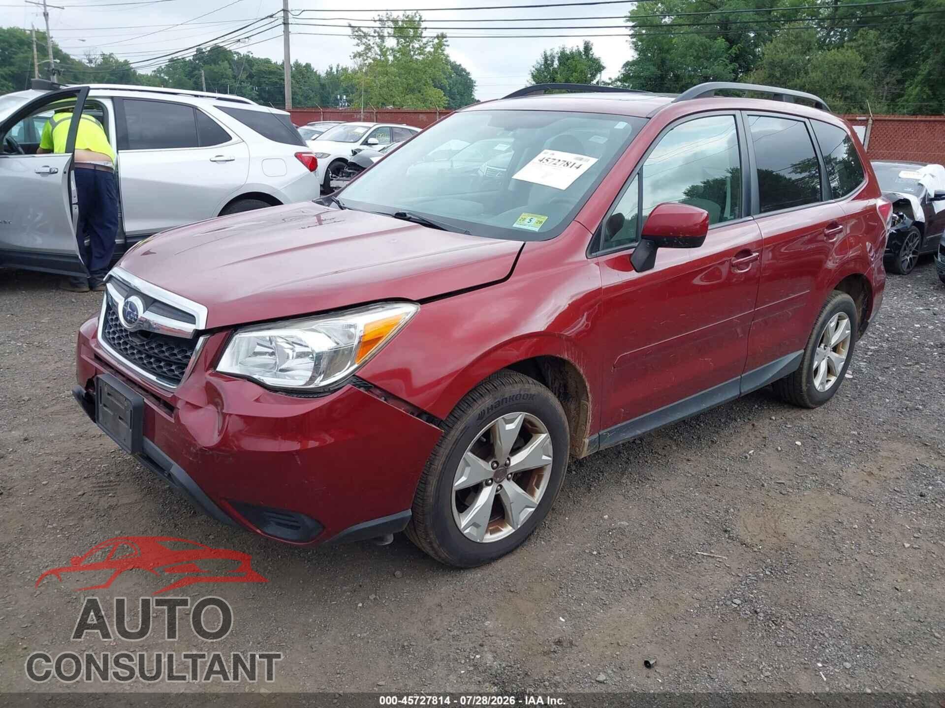 SUBARU FORESTER 2015 - JF2SJADC3FH574538
