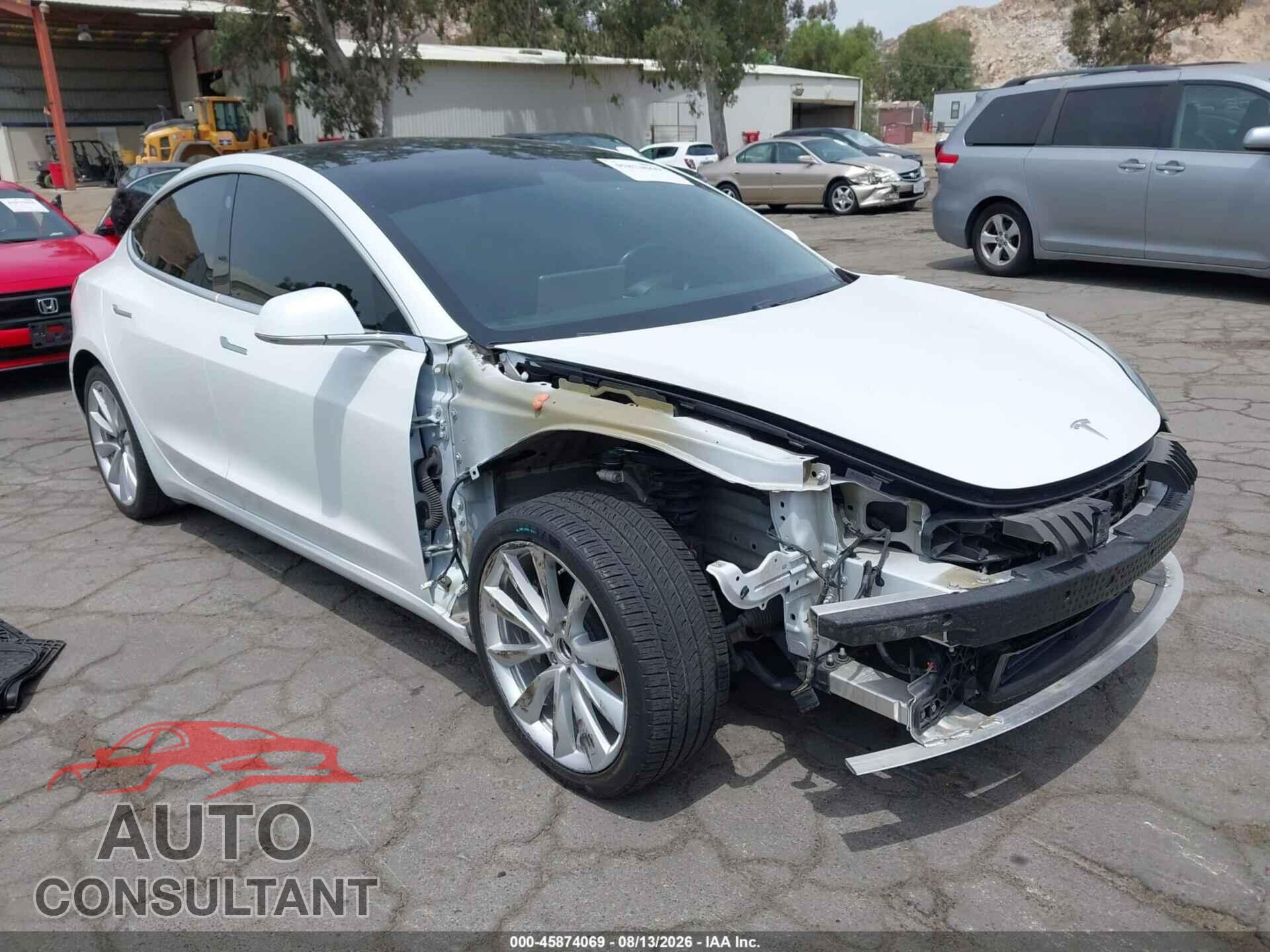 TESLA MODEL 3 2019 - 5YJ3E1EA7KF402432