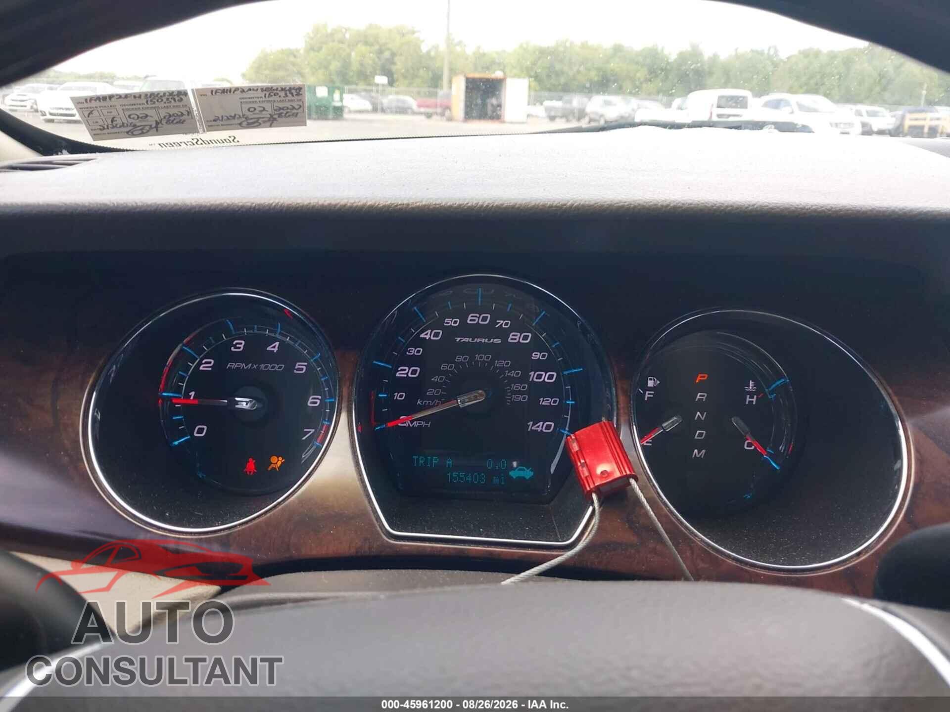 FORD TAURUS 2011 - 1FAHP2FW3BG126844
