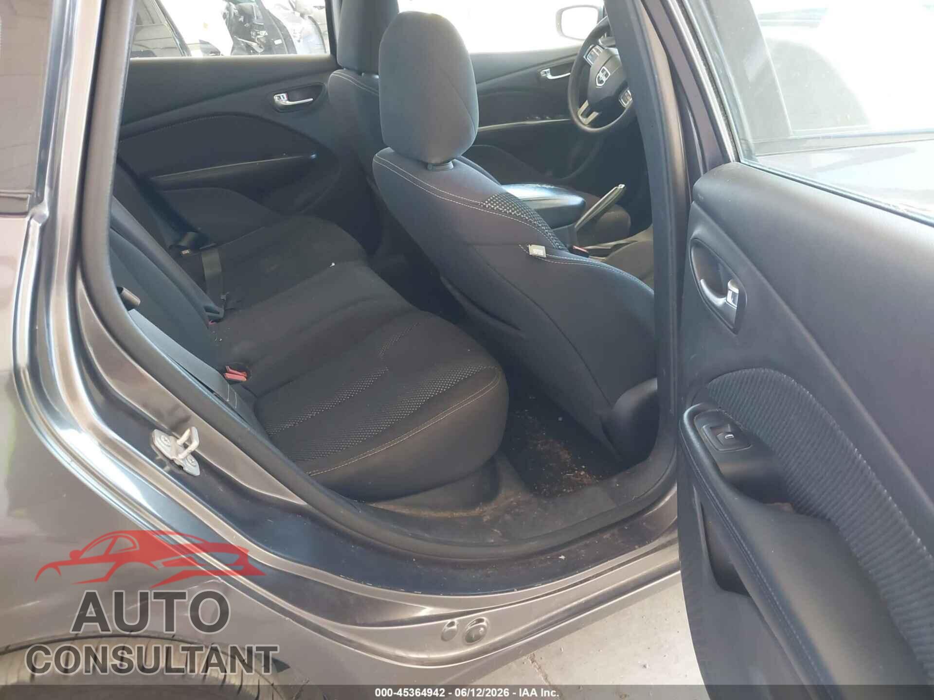 DODGE DART 2015 - 1C3CDFBBXFD187076