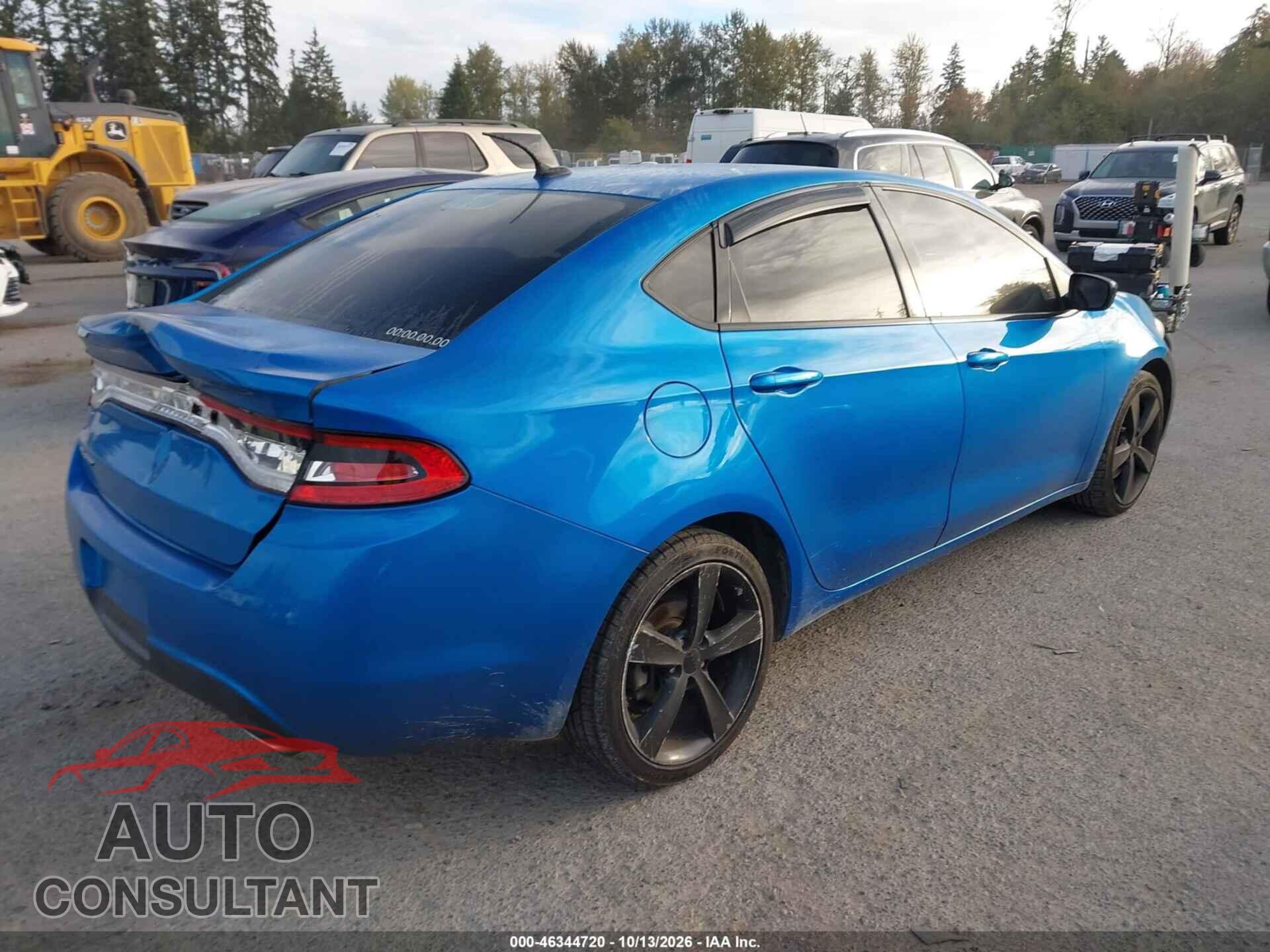 DODGE DART 2015 - 1C3CDFBB5FD345016