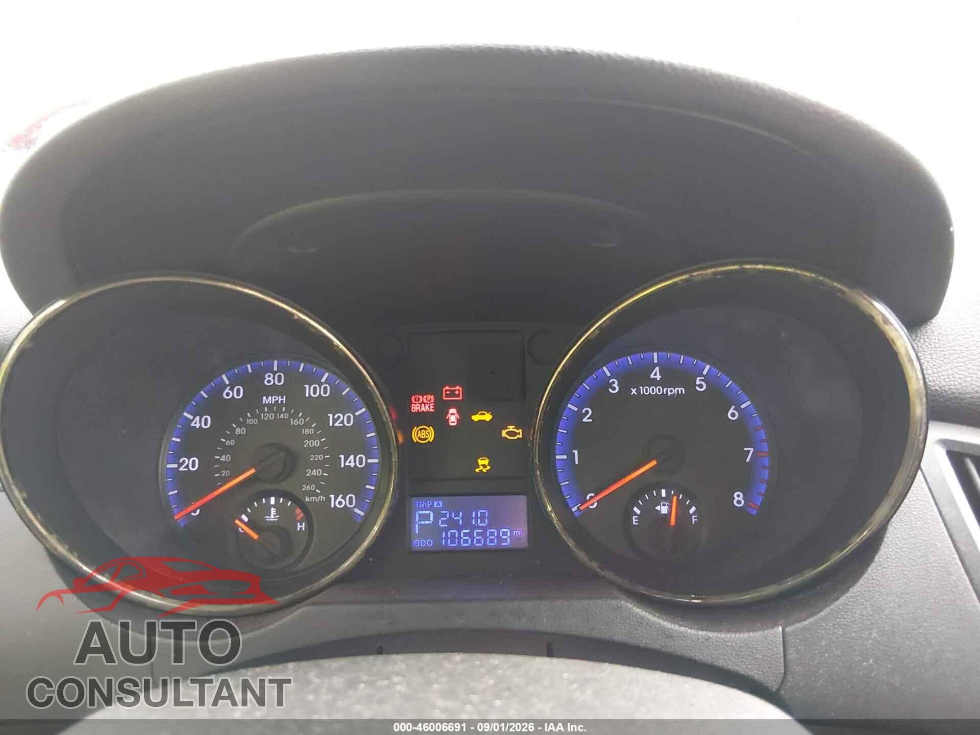 HYUNDAI GENESIS 2012 - KMHHT6KD9CU076614