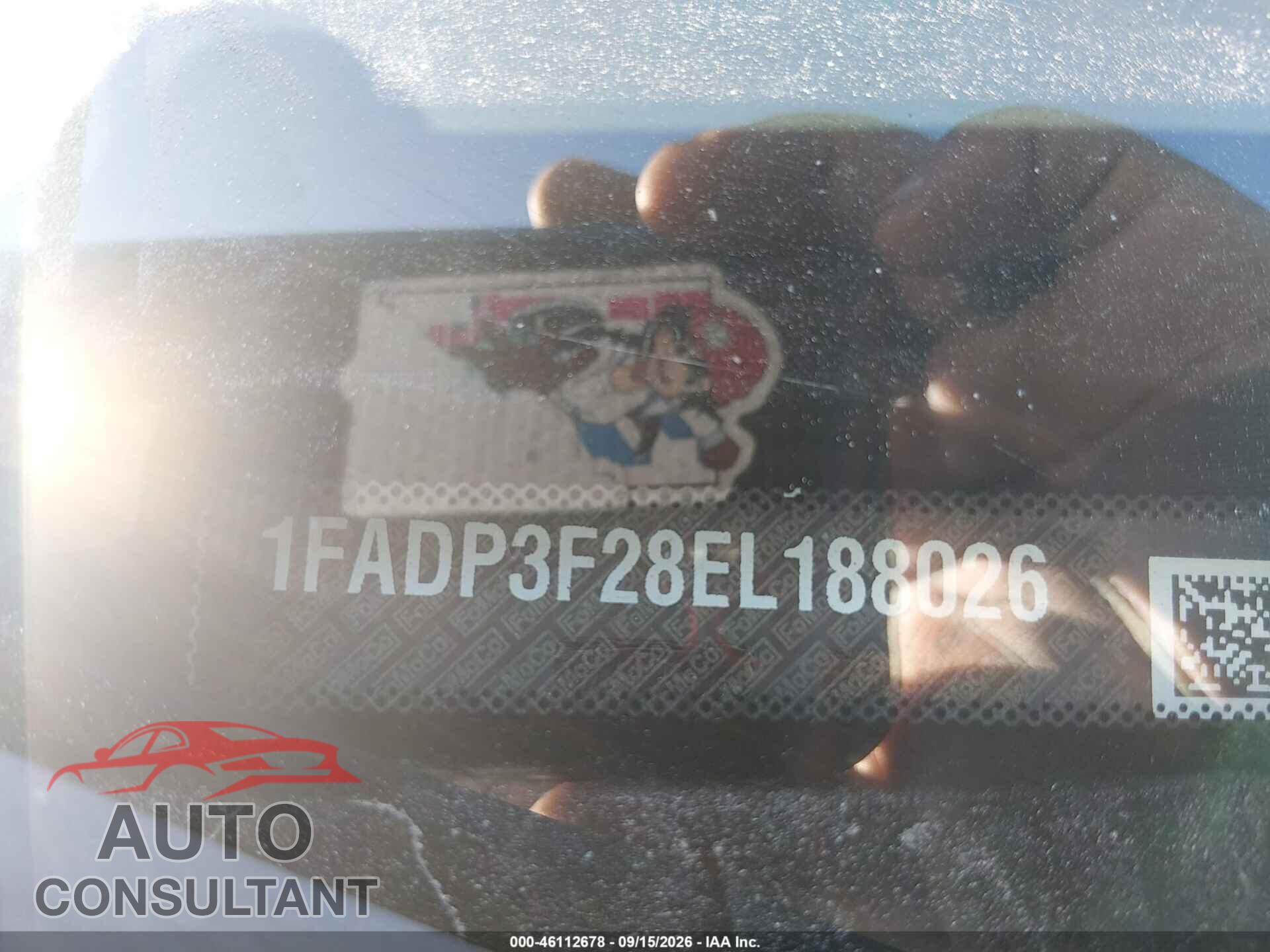 FORD FOCUS 2014 - 1FADP3F28EL188026